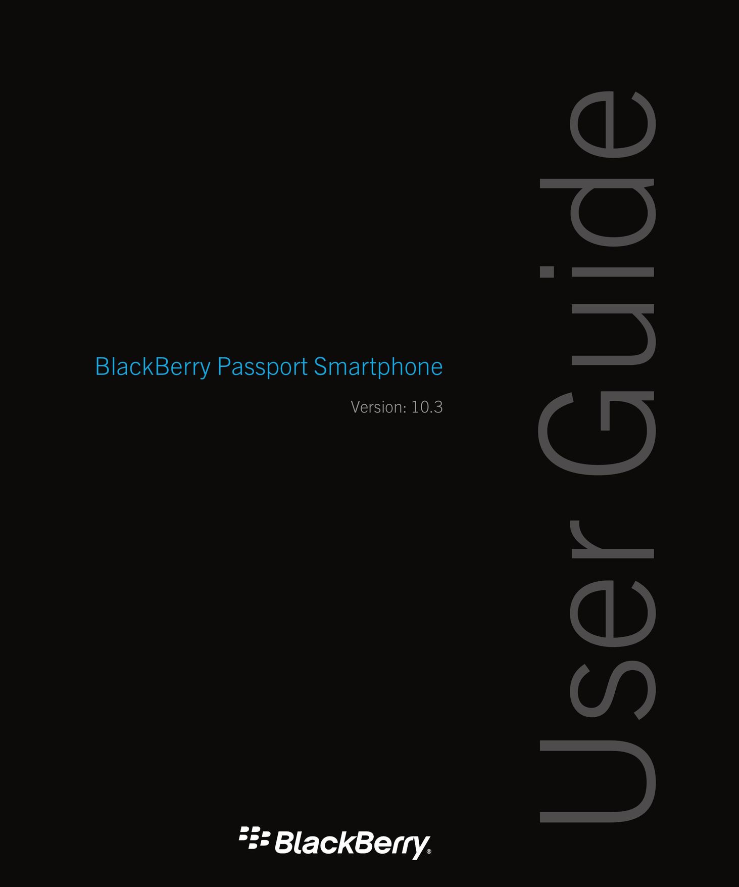 Blackberry 10.3 Cell Phone User Manual