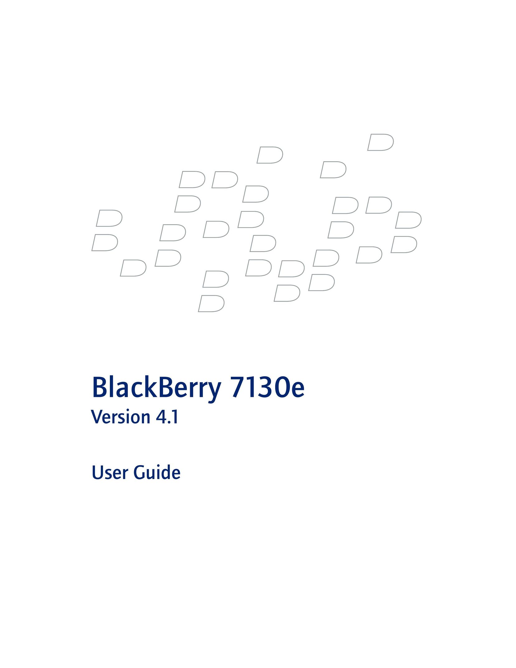 Blackberry 7130e Cell Phone User Manual