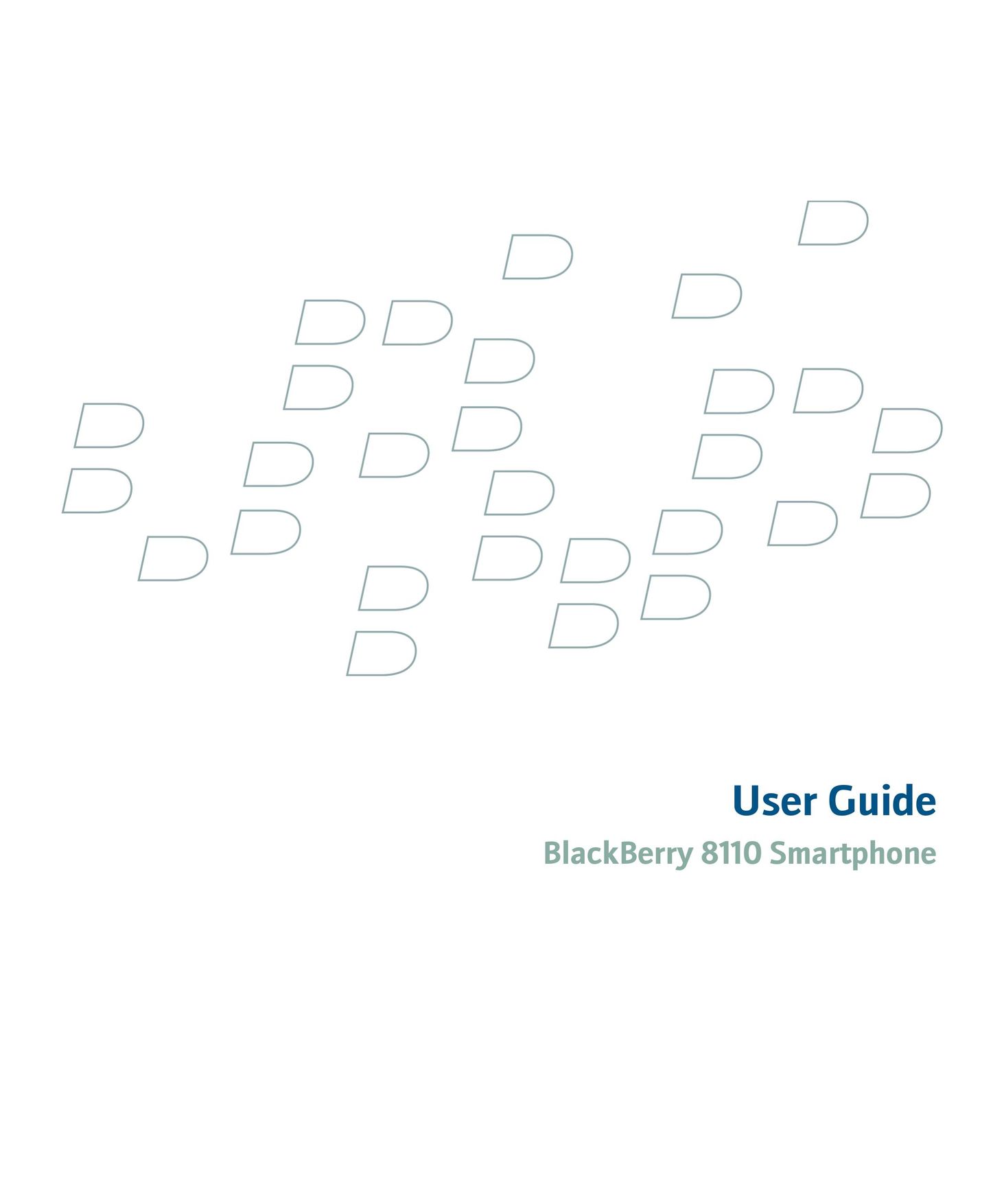 Blackberry 8110 Cell Phone User Manual