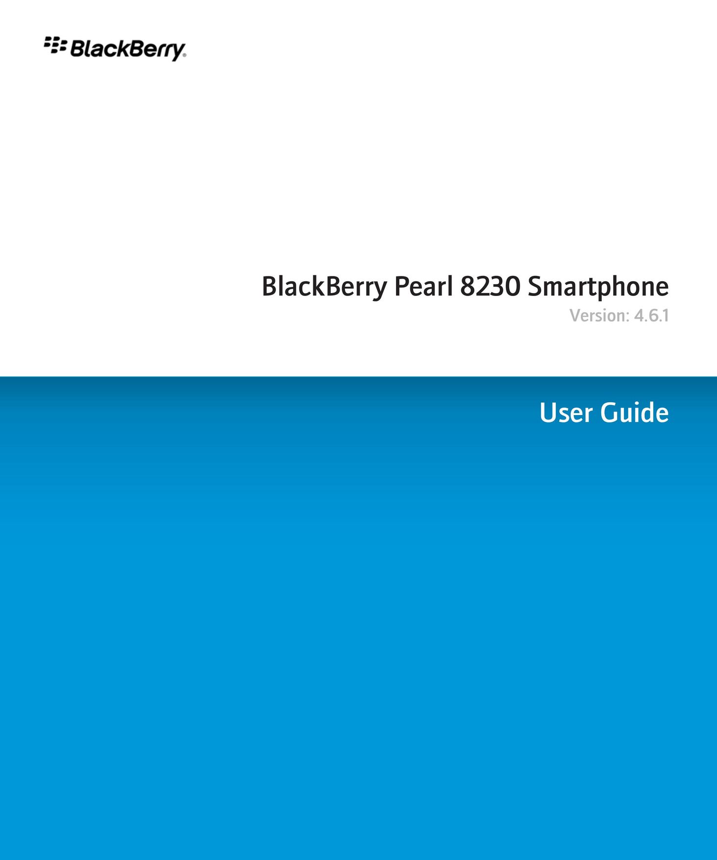 Blackberry 8230 Cell Phone User Manual