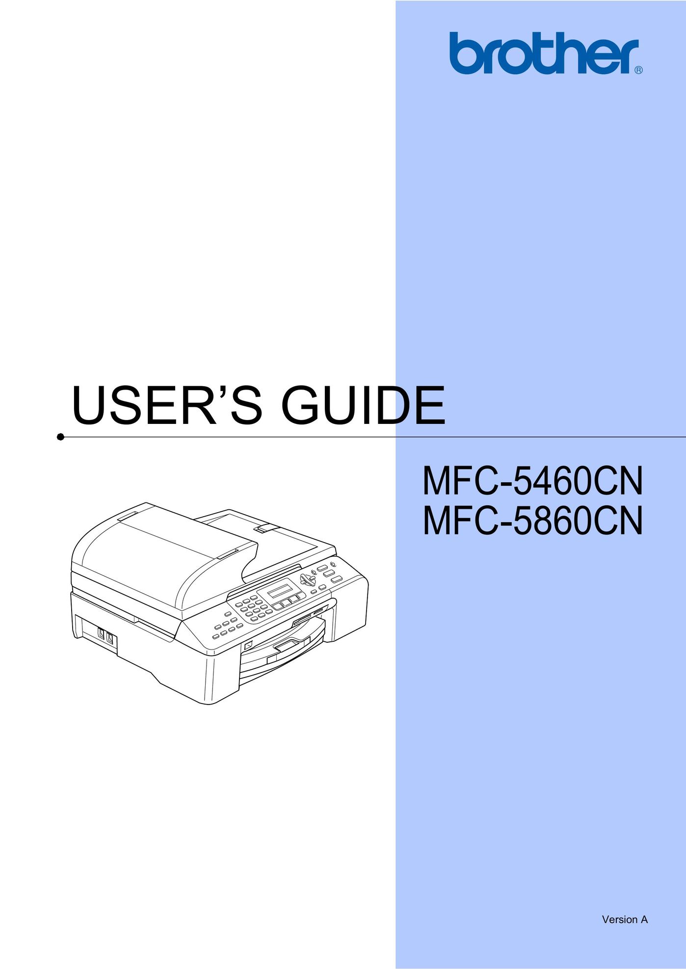 Brother MFC-5460CN Cell Phone User Manual