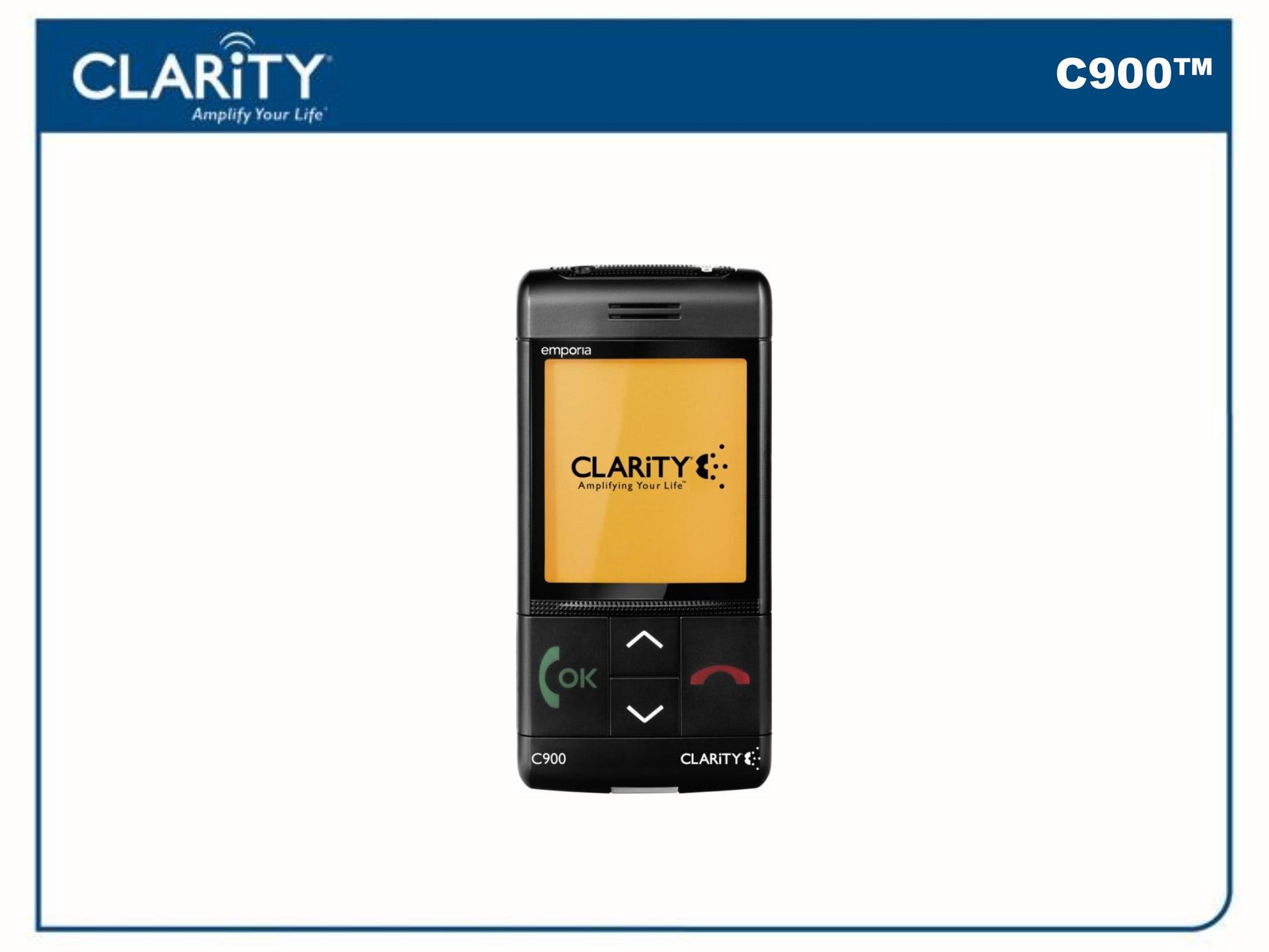 Clarity C900 Cell Phone User Manual