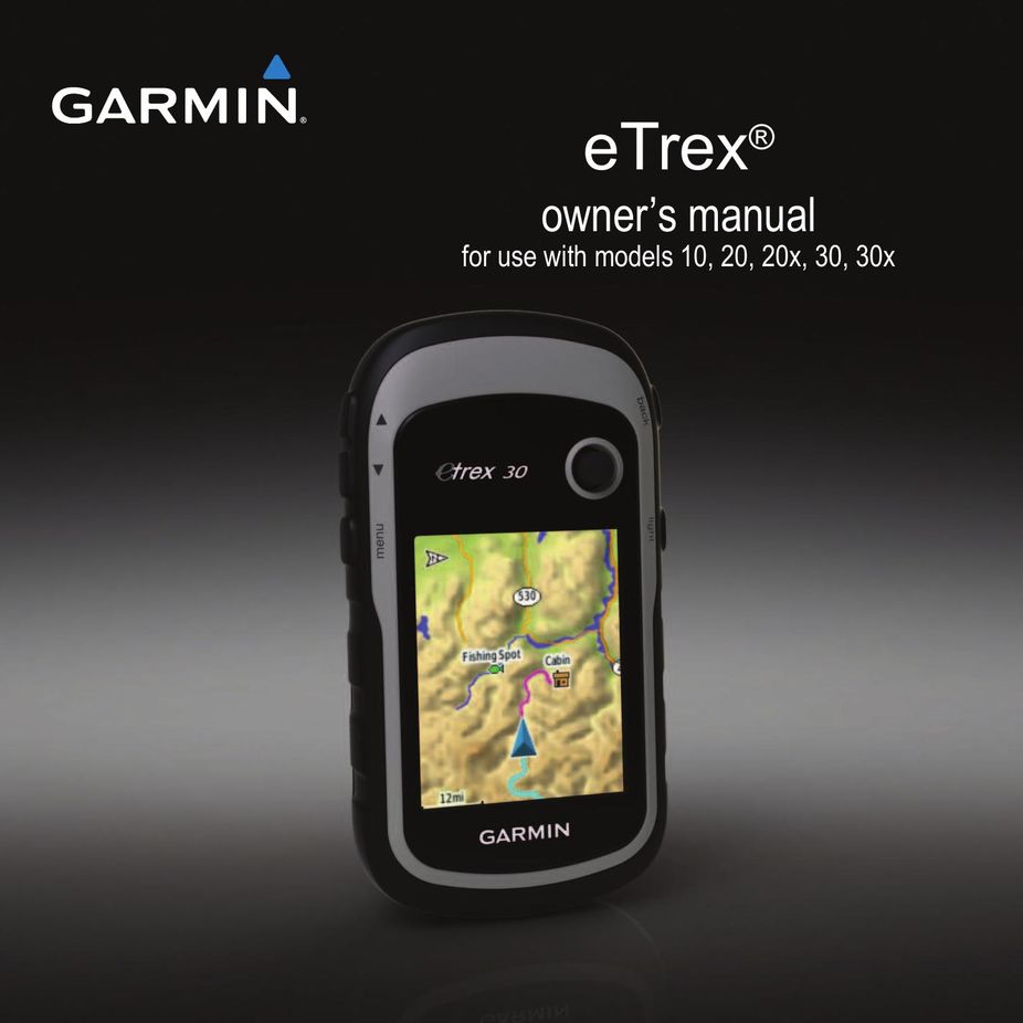 Garmin 20x. 30 Cell Phone User Manual