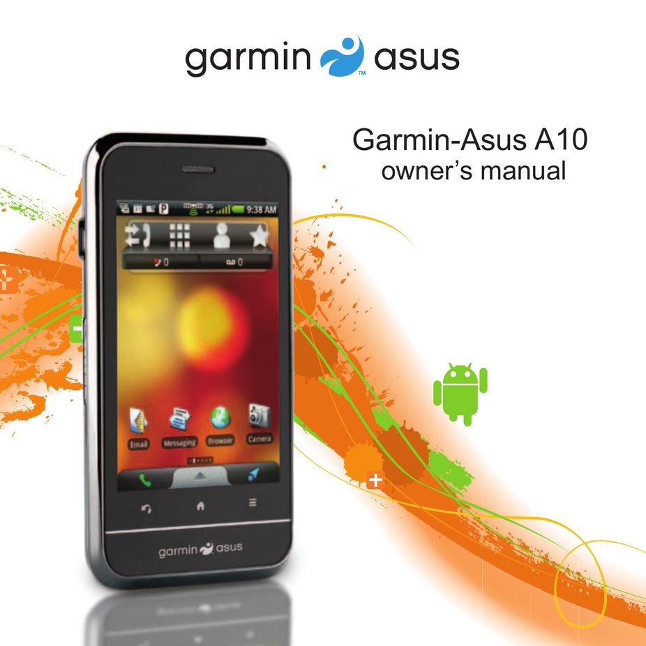 Garmin A10 Cell Phone User Manual
