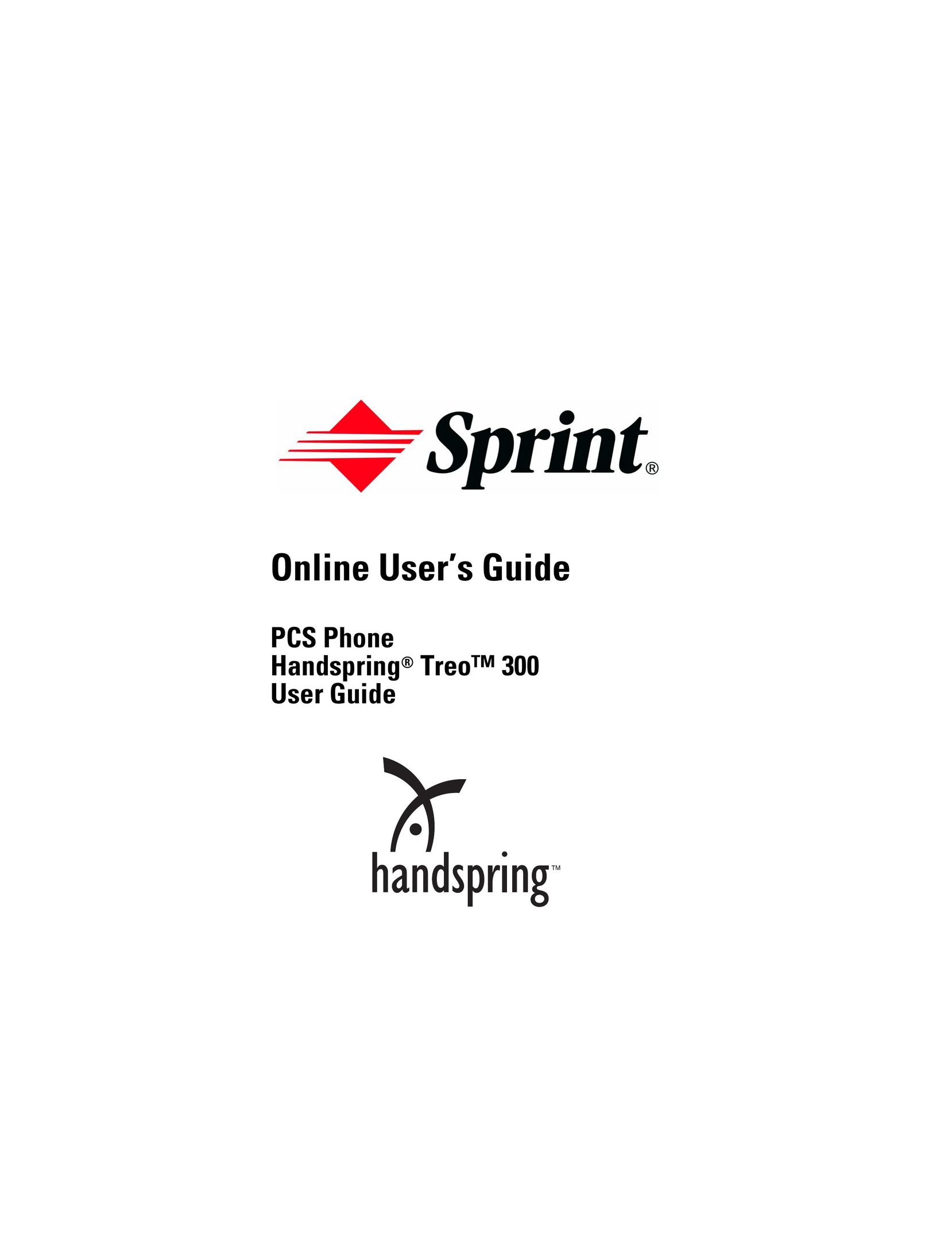Handspring 300 Cell Phone User Manual