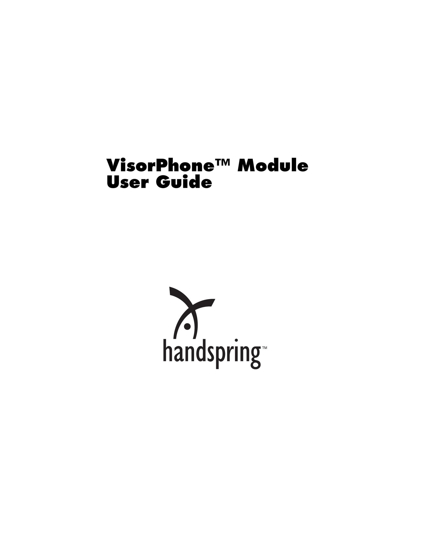 Handspring VisorPhone Cell Phone User Manual