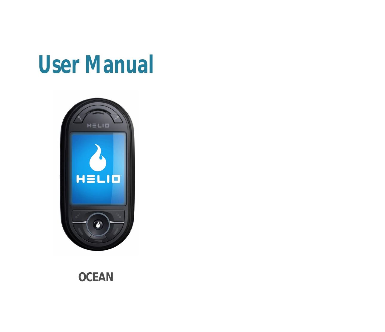 Helio Ocean Cell Phone User Manual