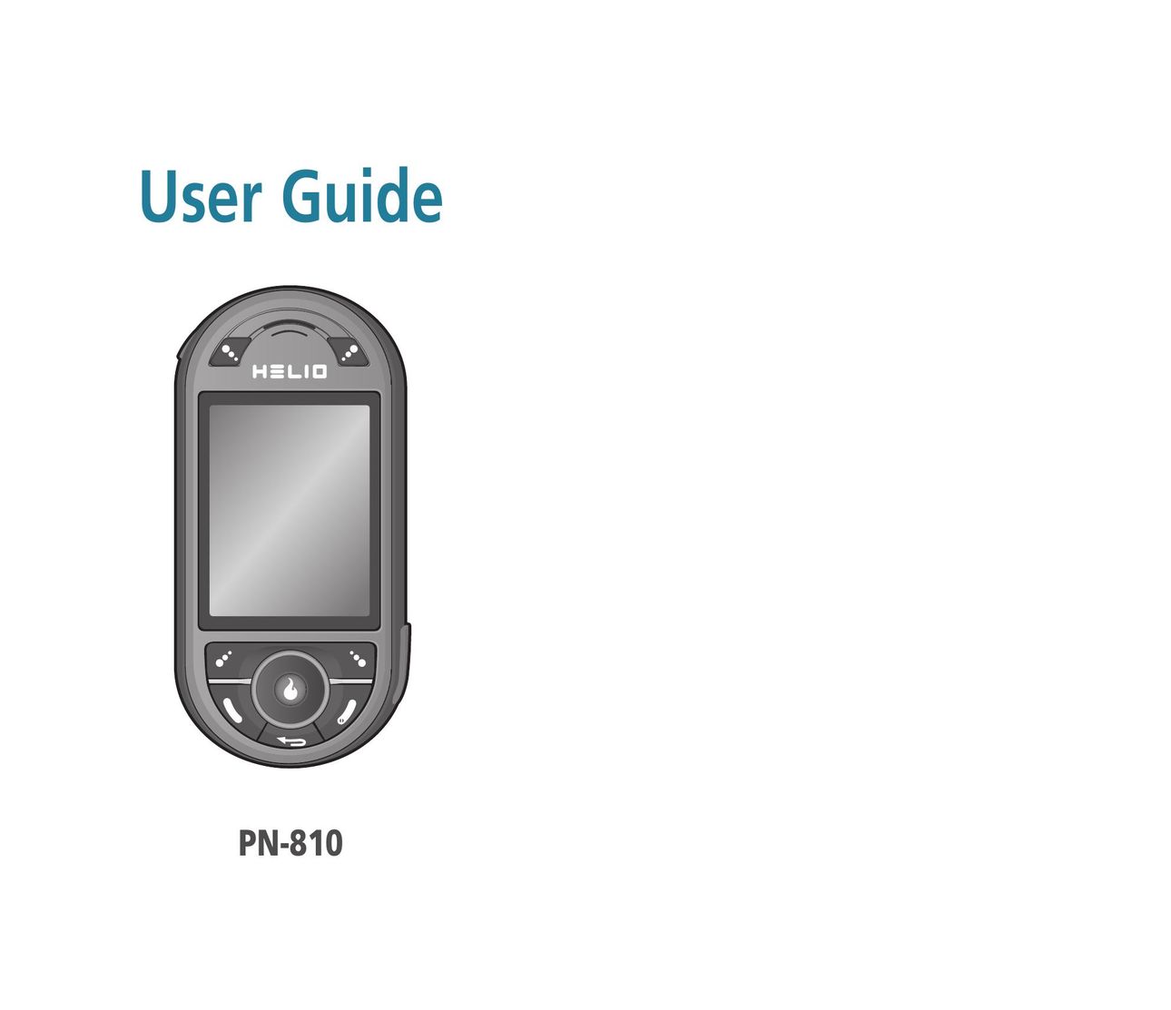 Helio PN-810 Cell Phone User Manual