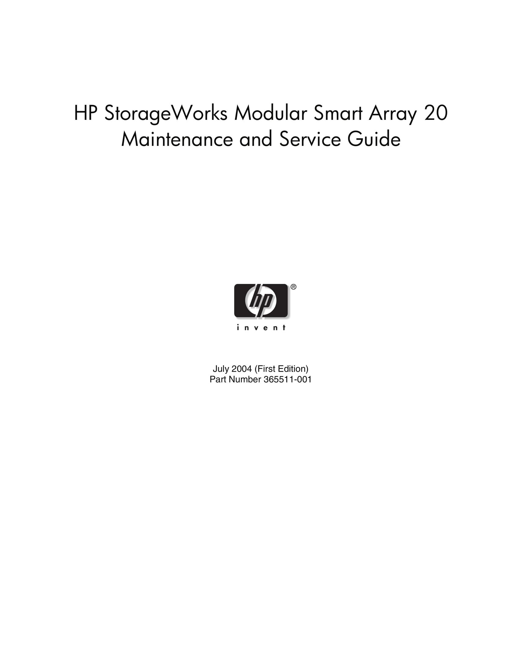 HP (Hewlett-Packard) hp storage works modular smart array 20 Cell Phone User Manual