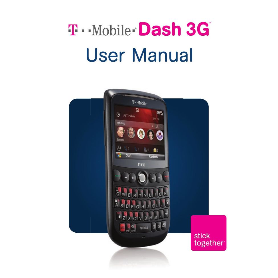 HTC Dash 3G Cell Phone User Manual