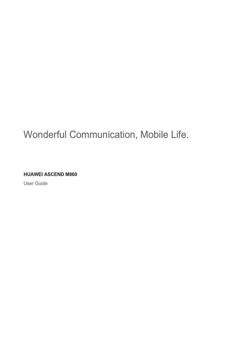 Huawei M860 Cell Phone User Manual