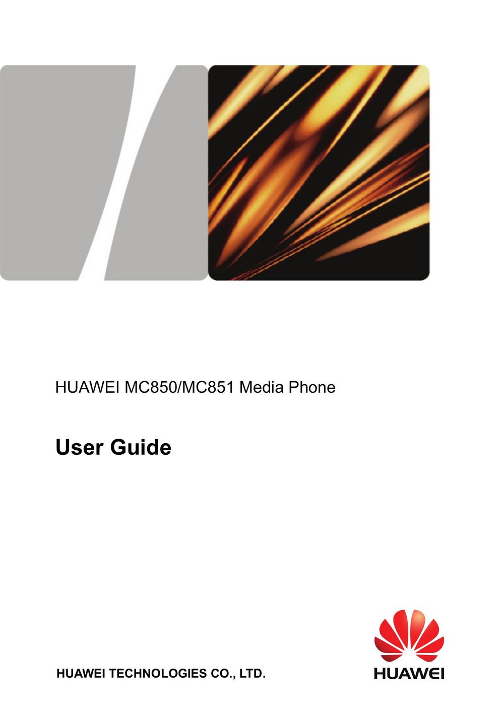 Huawei MC850 Cell Phone User Manual