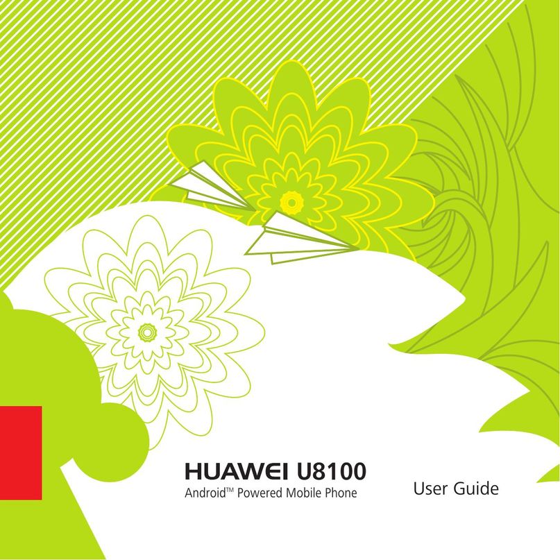 Huawei U8100 Cell Phone User Manual