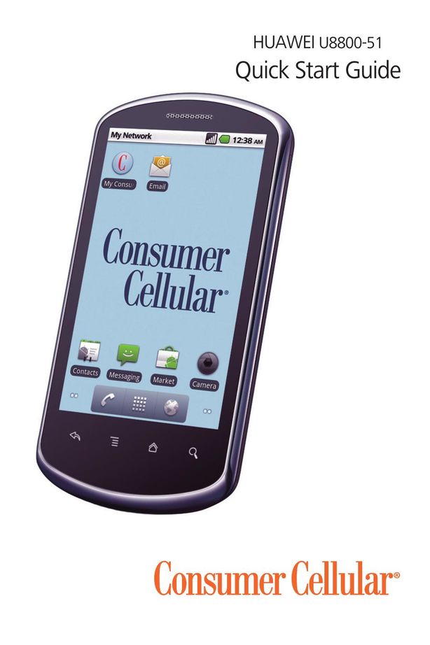 Huawei U8800-51 Cell Phone User Manual