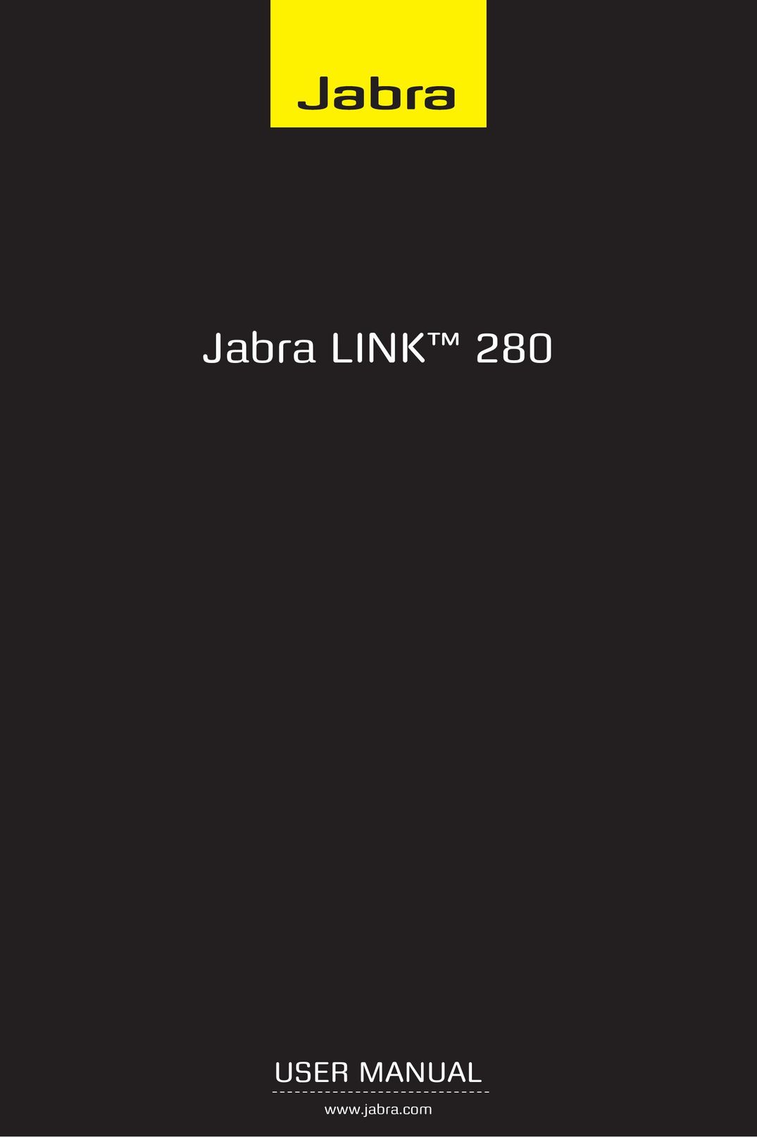 Jabra 280 Cell Phone User Manual