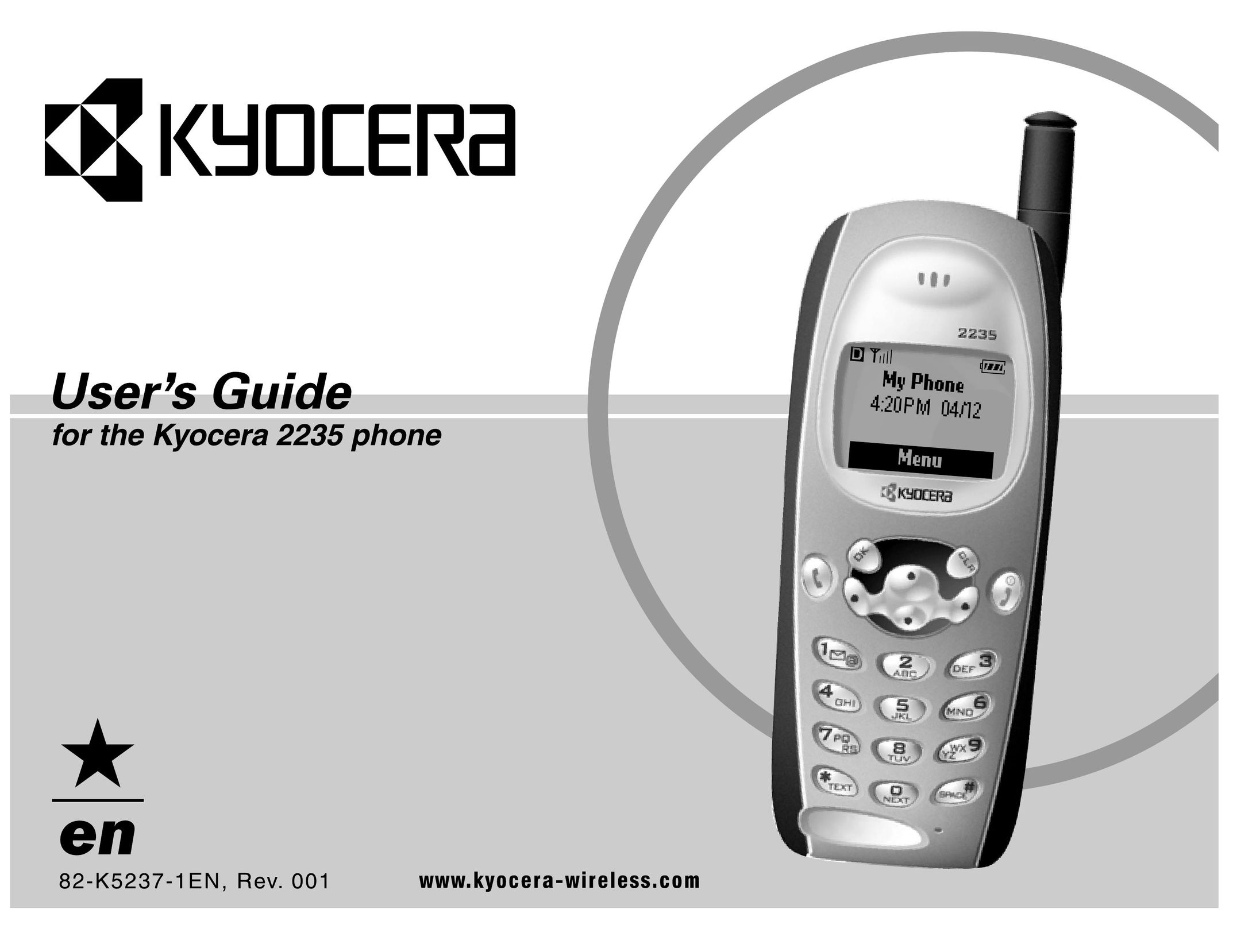 Kyocera 2235 Cell Phone User Manual