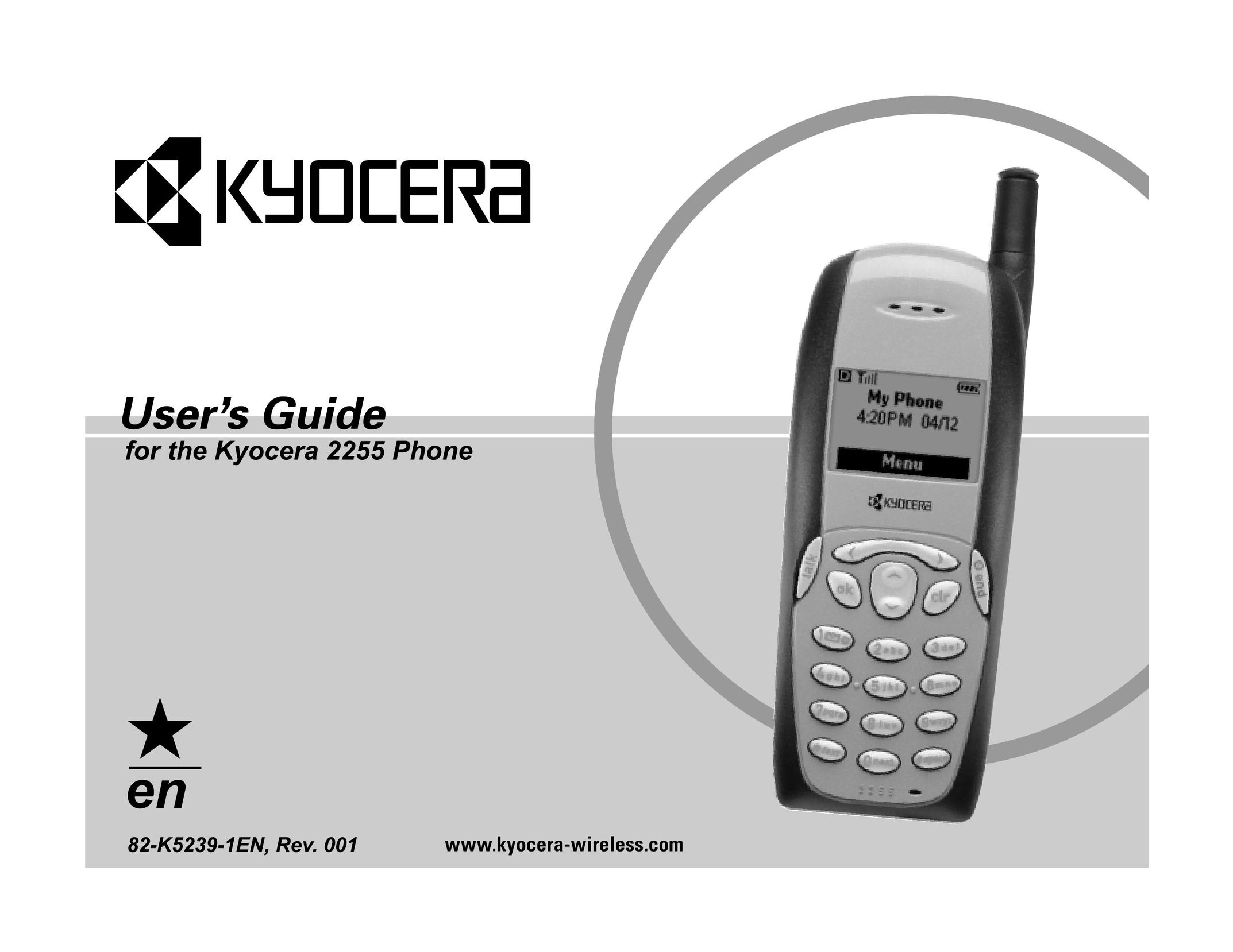 Kyocera 2255 Cell Phone User Manual