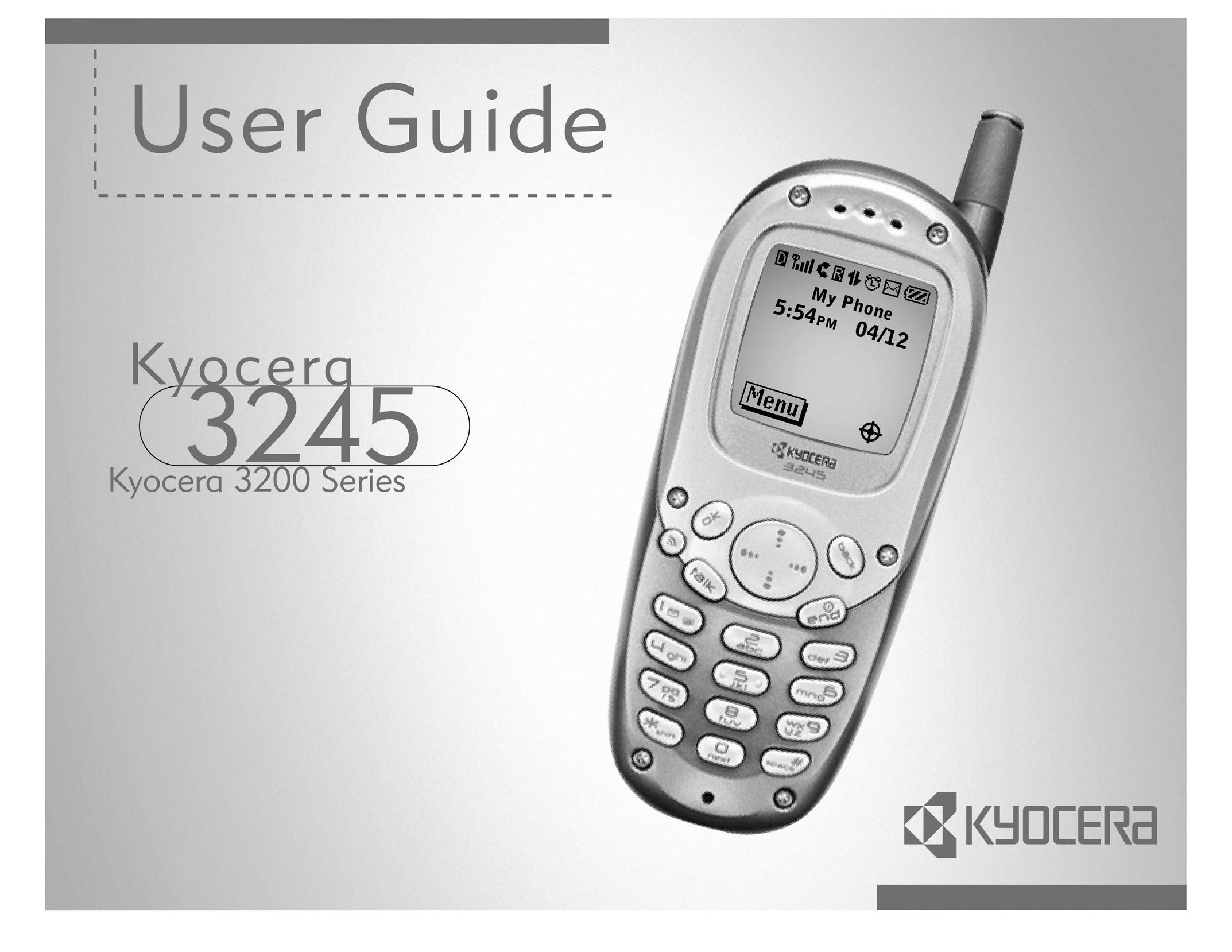 Kyocera 3245 Cell Phone User Manual