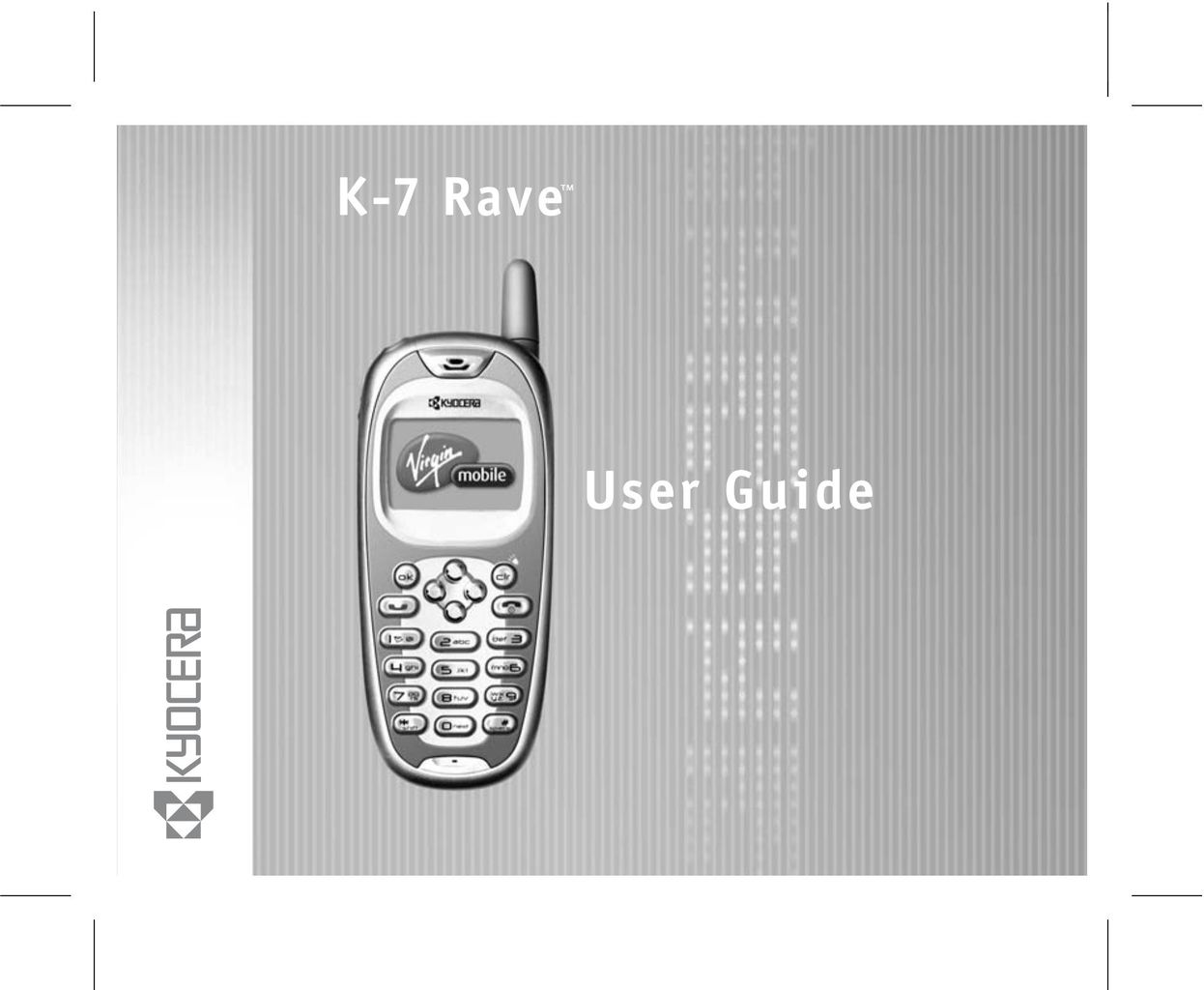 Kyocera K-7 Cell Phone User Manual
