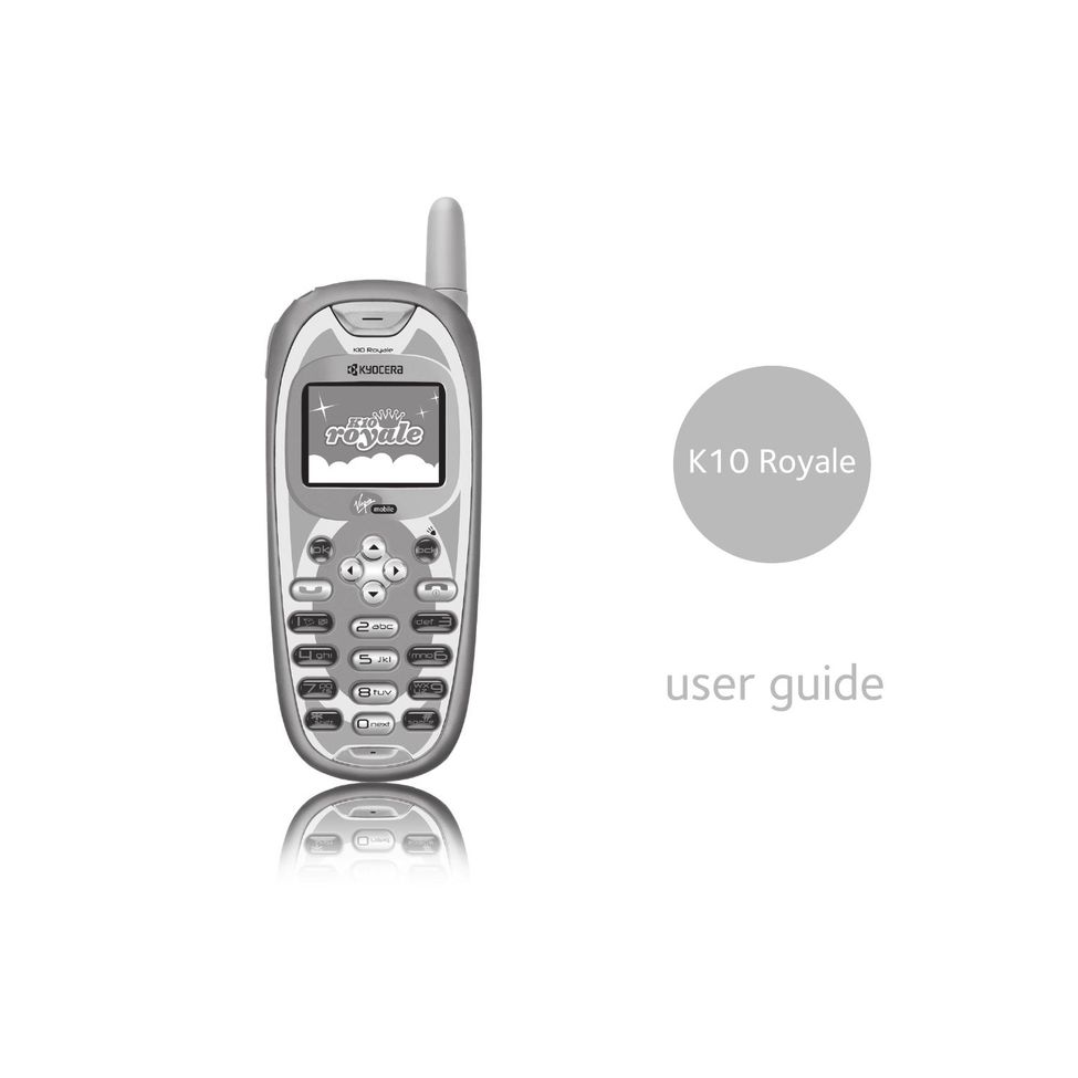 Kyocera K10 Cell Phone User Manual