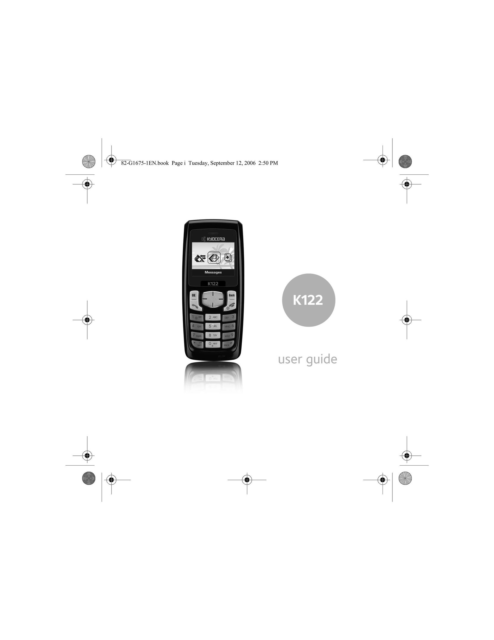 Kyocera K122 Cell Phone User Manual