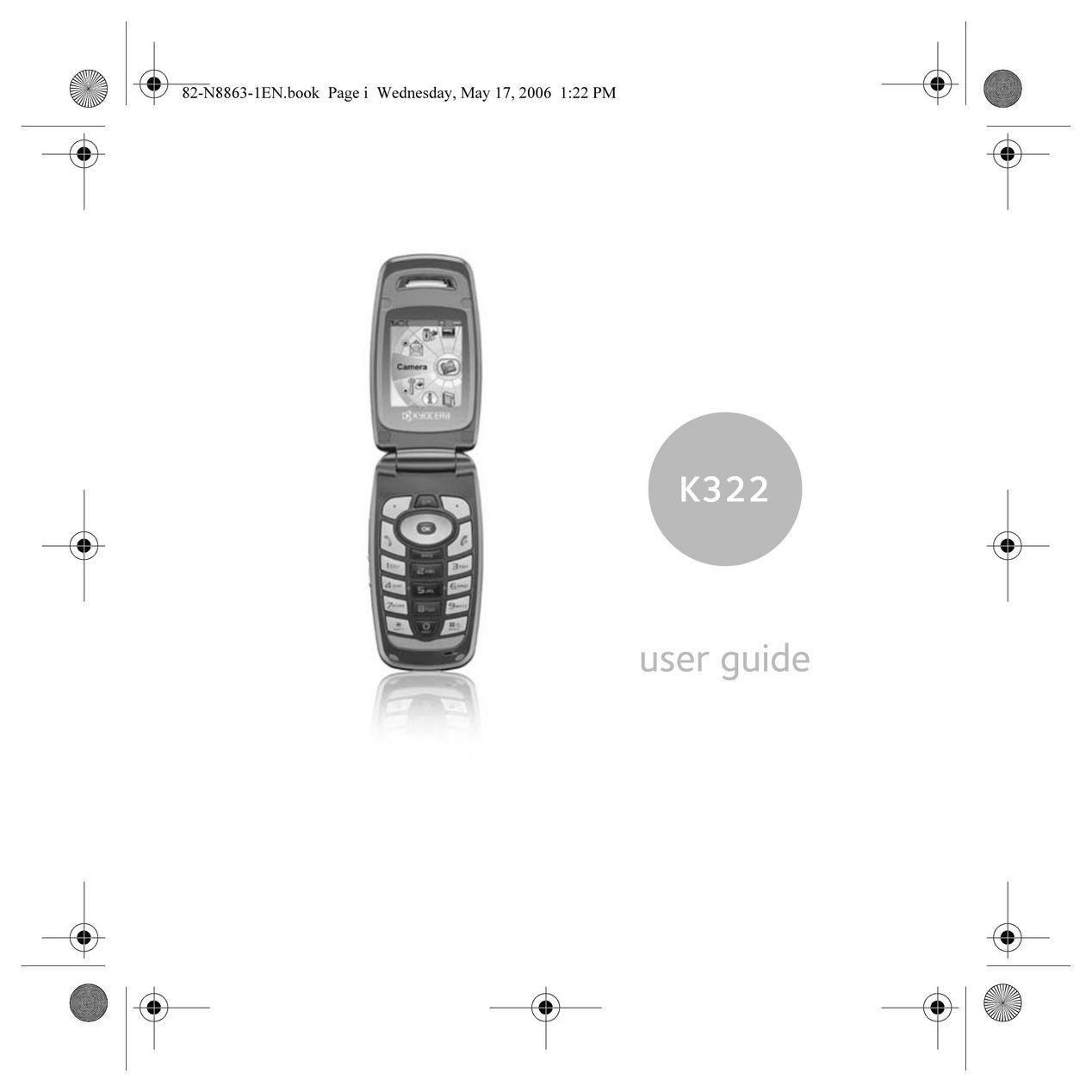 Kyocera K322 Cell Phone User Manual