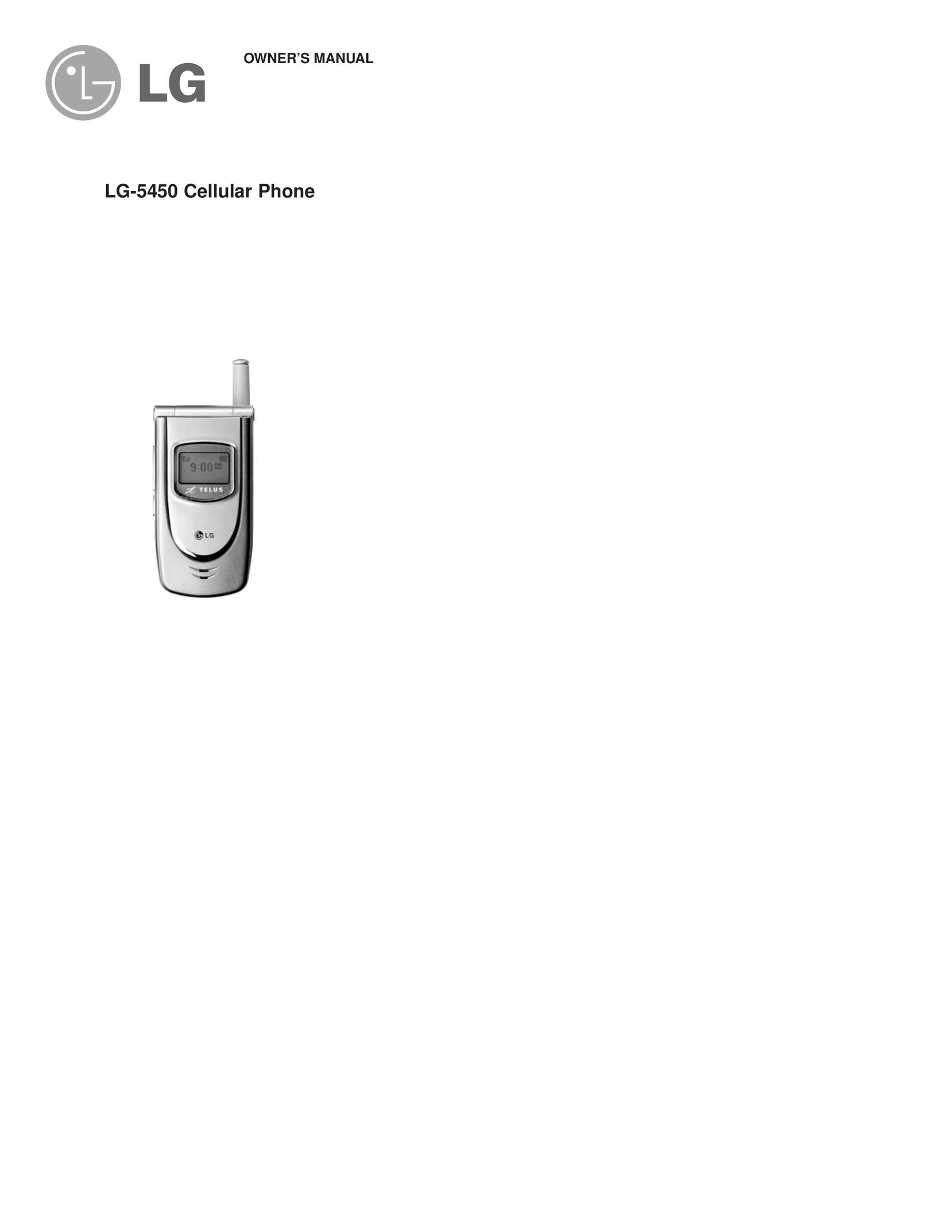 LG Electronics -5450 Cell Phone User Manual