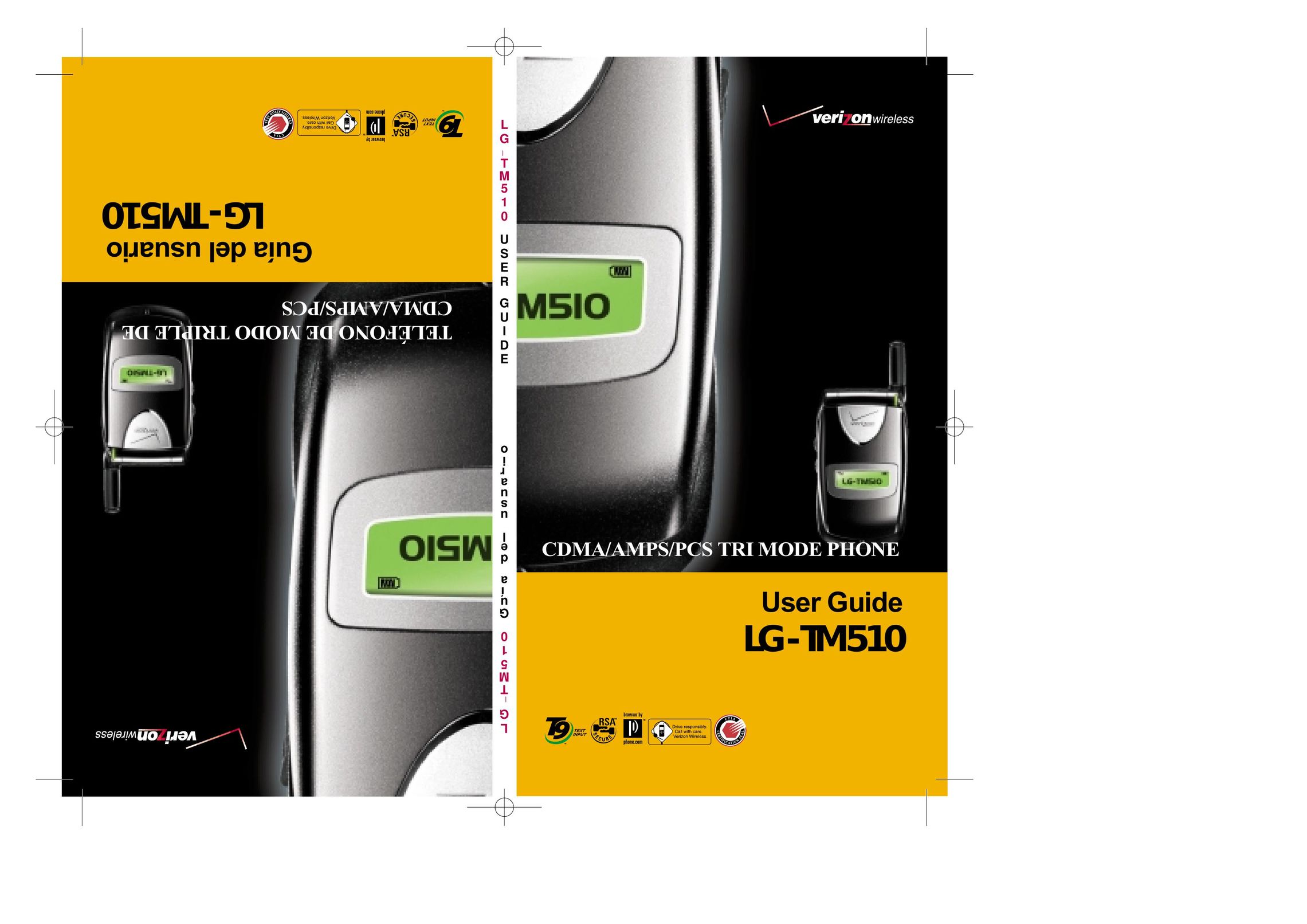 LG Electronics -TM510 Cell Phone User Manual