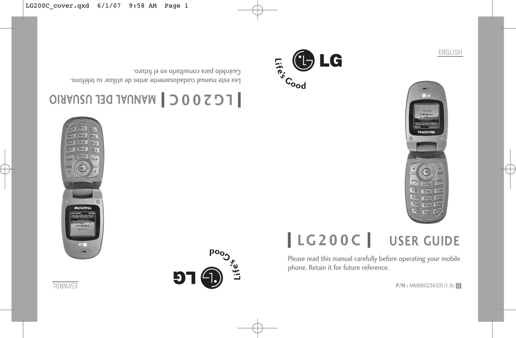 LG Electronics 200C Cell Phone User Manual
