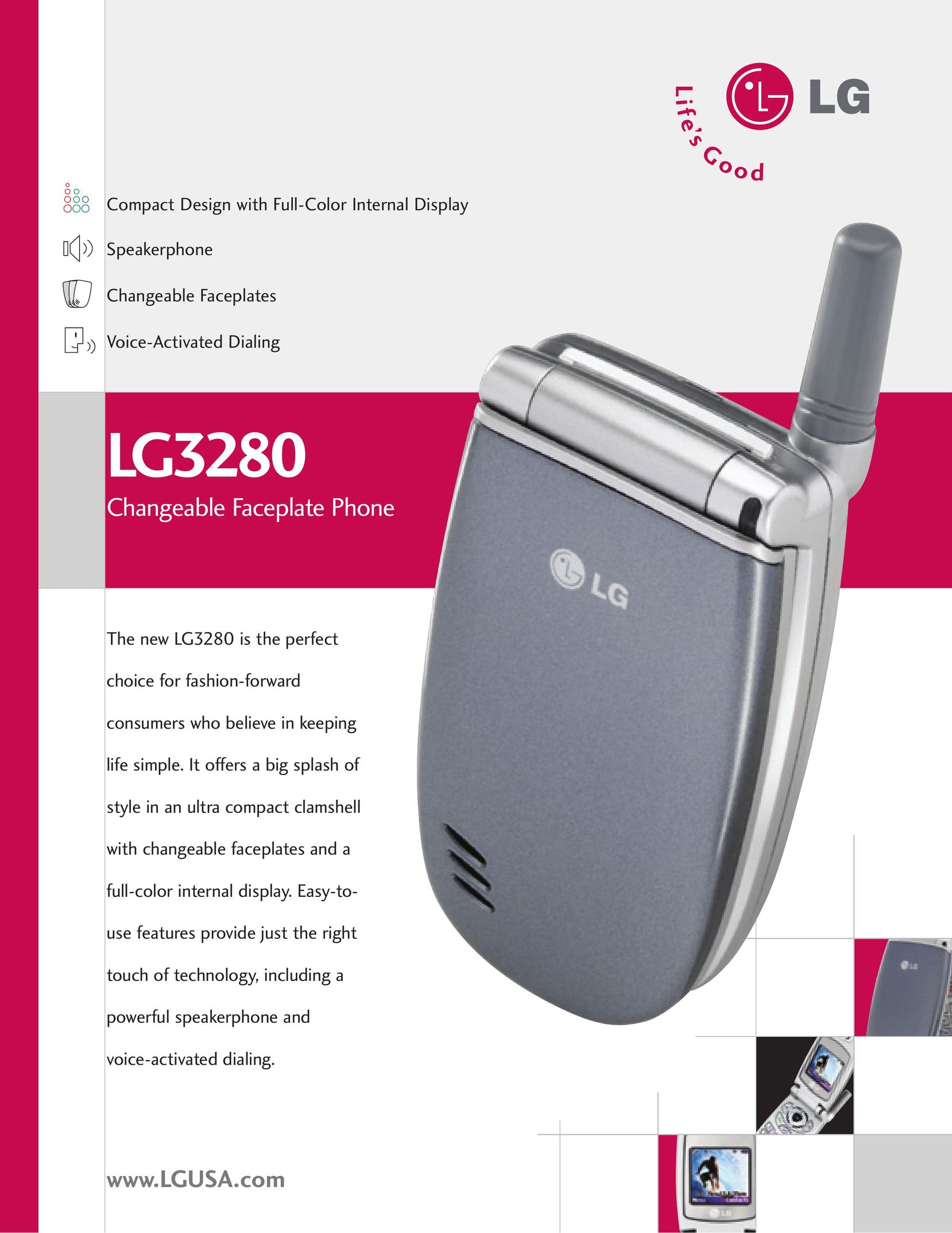 LG Electronics 3280 Cell Phone User Manual
