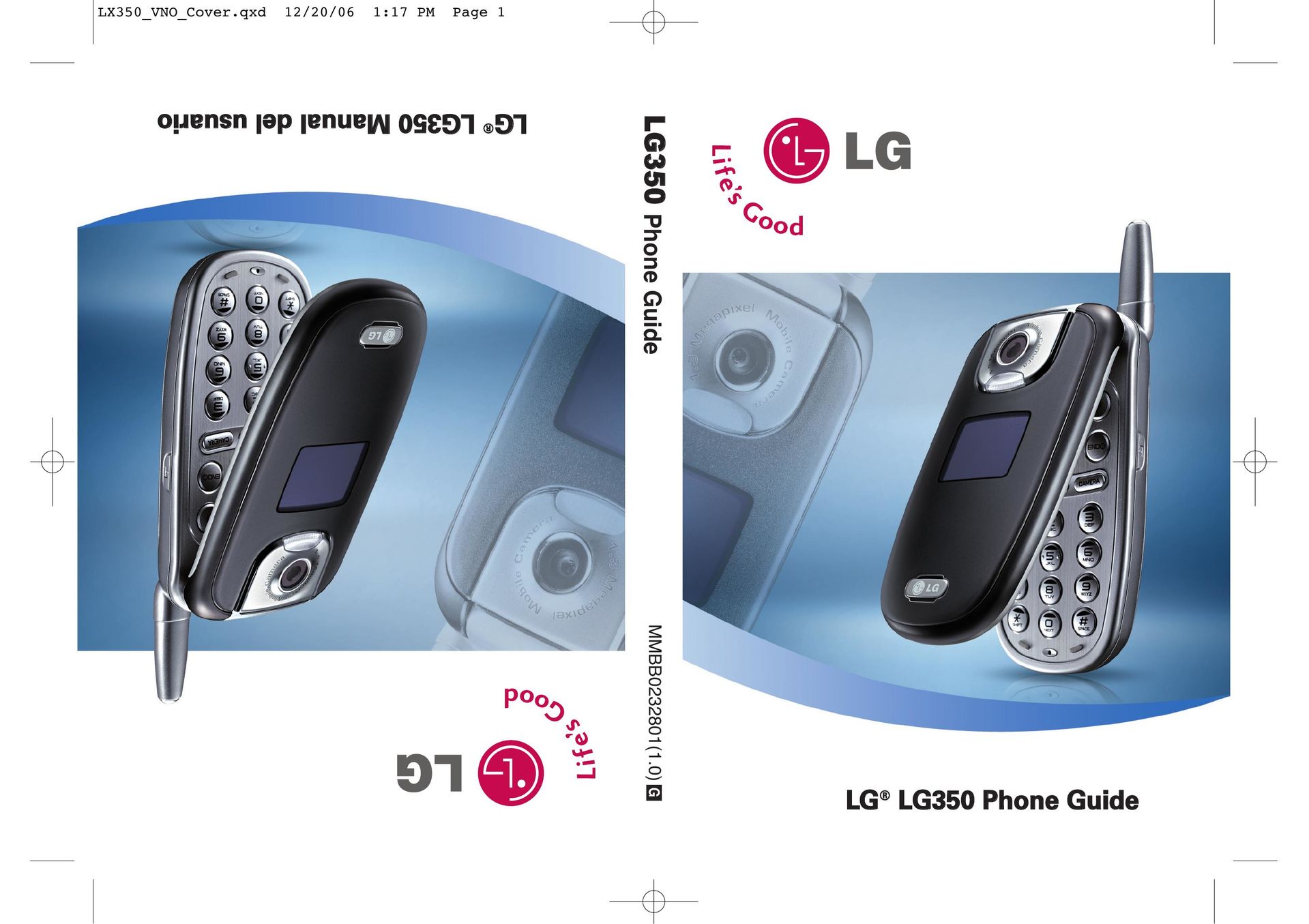 LG Electronics 350 Cell Phone User Manual