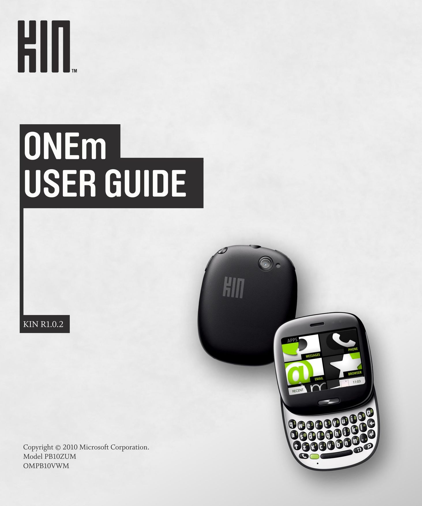 Microsoft OMPB10VWM Cell Phone User Manual