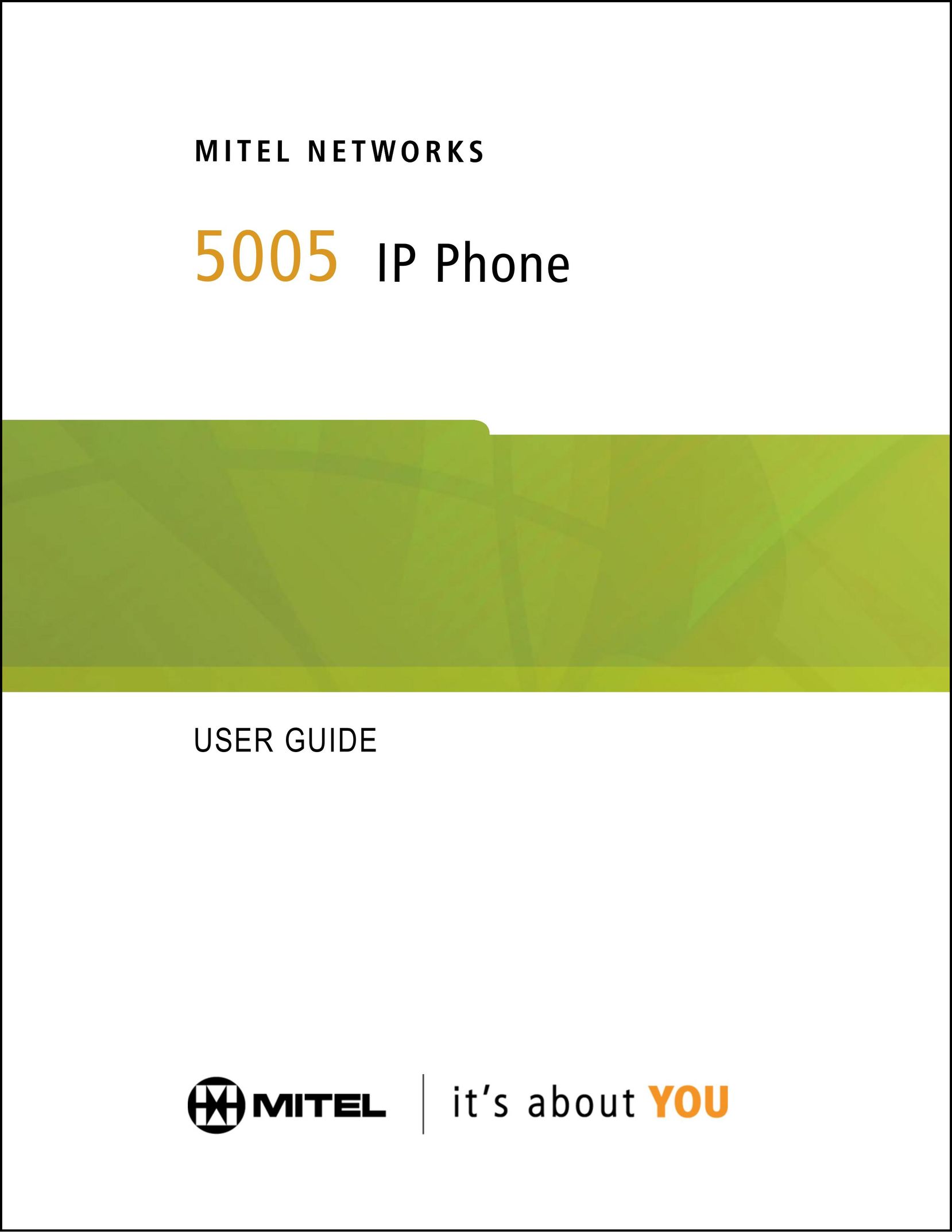 Mitel 5005 Cell Phone User Manual