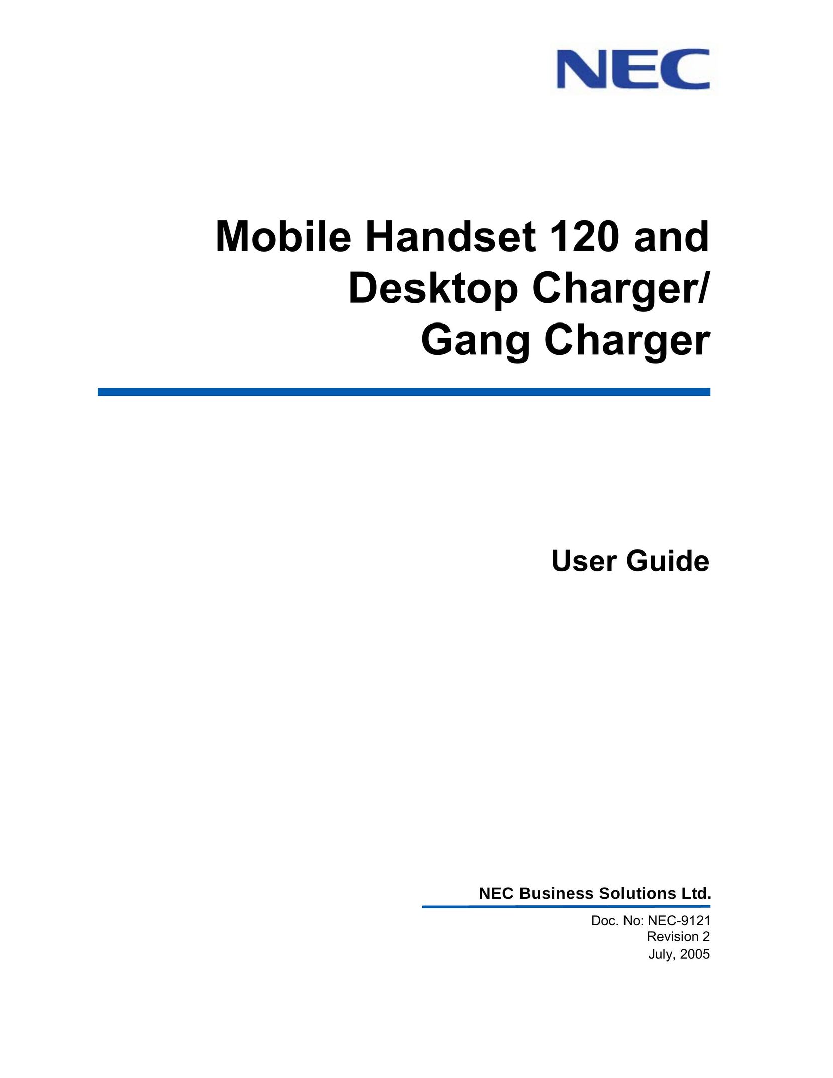 NEC 120 Cell Phone User Manual