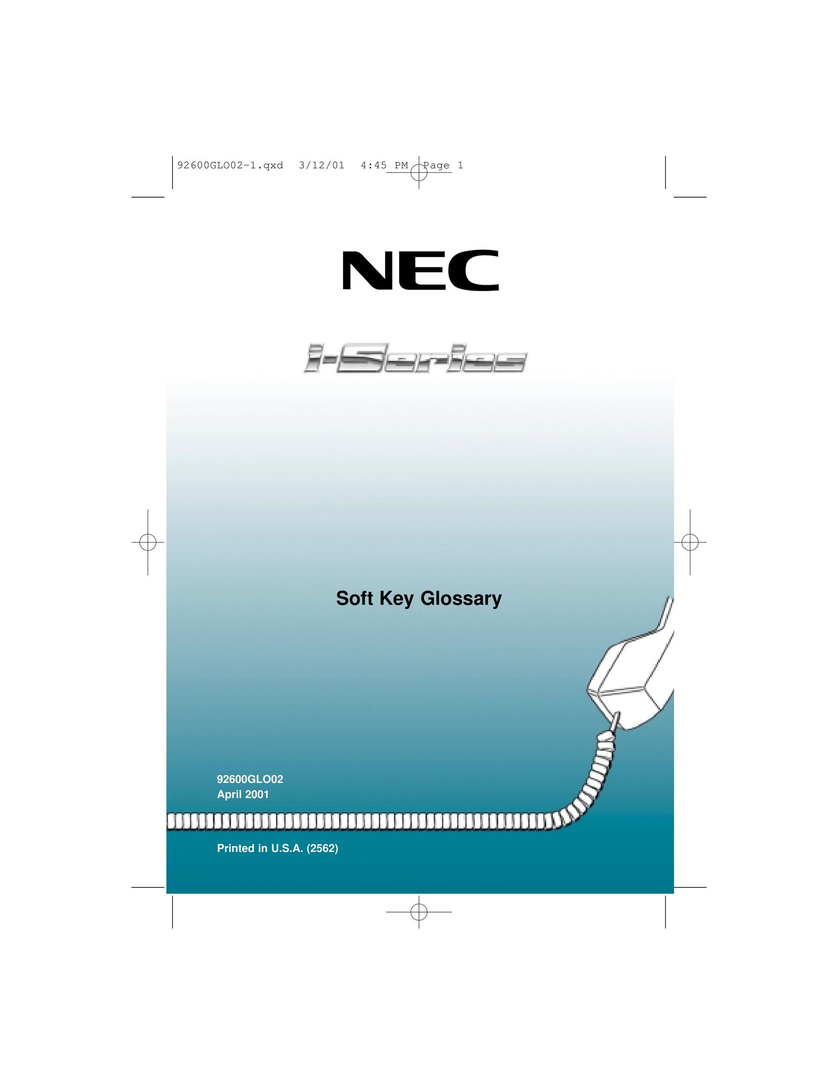 NEC i-Series Cell Phone User Manual