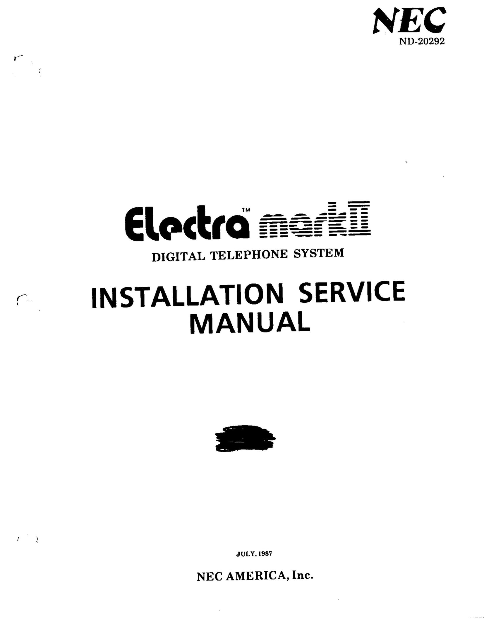 NEC nd-20292 Cell Phone User Manual