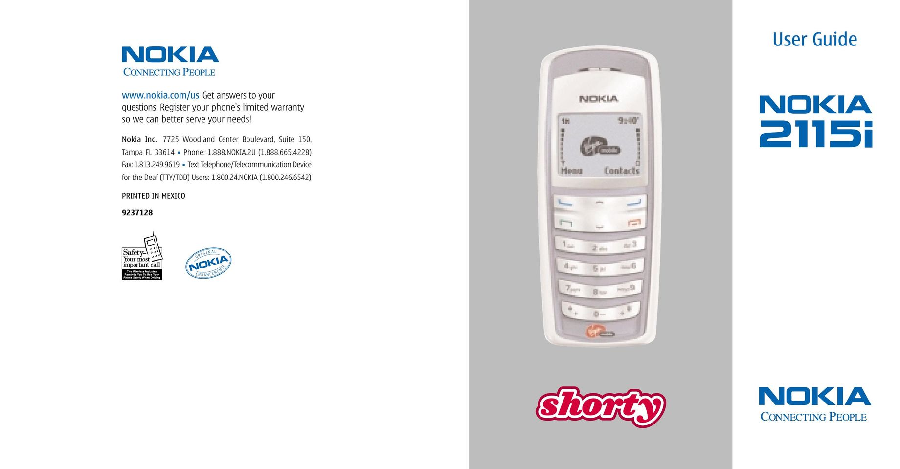 Nokia 12115i Cell Phone User Manual