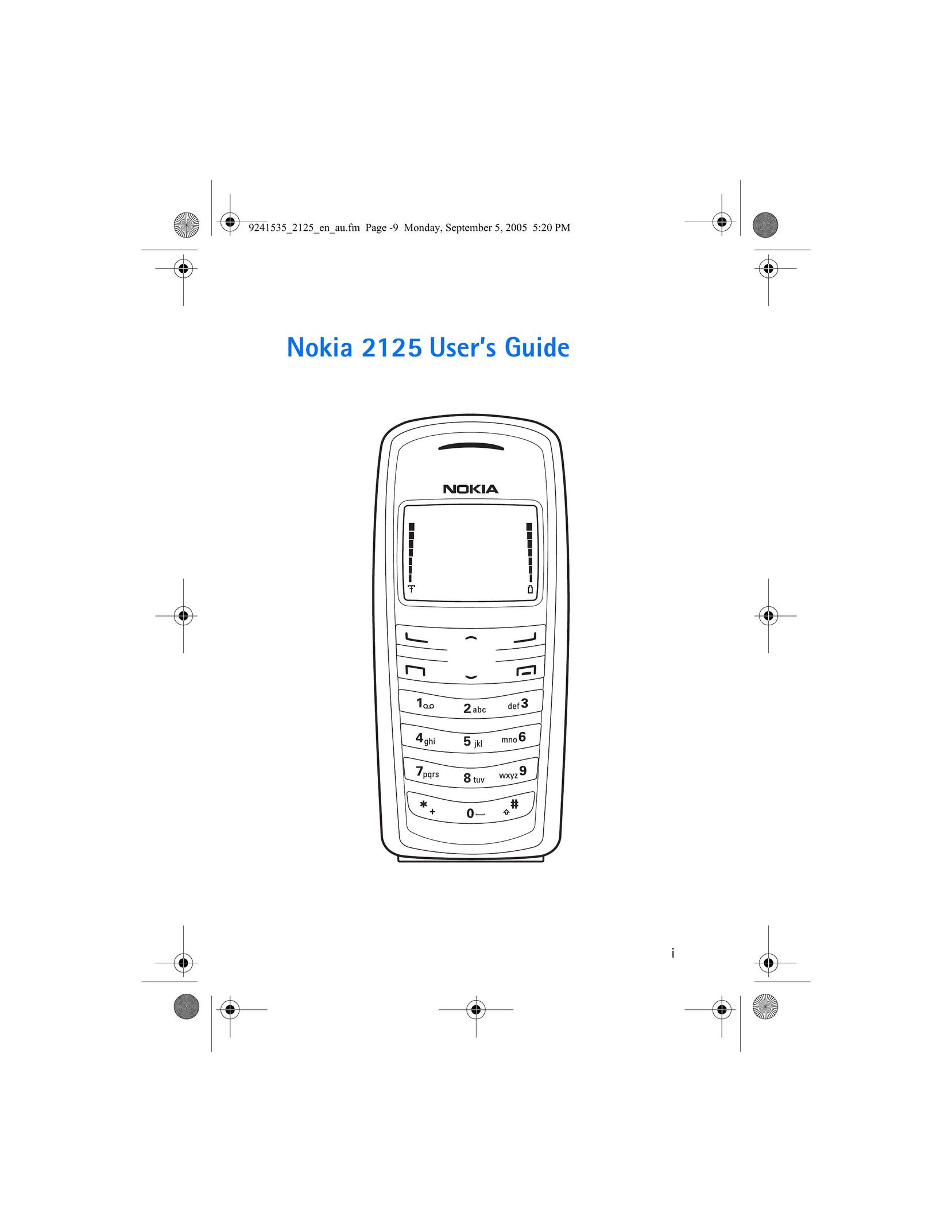 Nokia 2125 Cell Phone User Manual