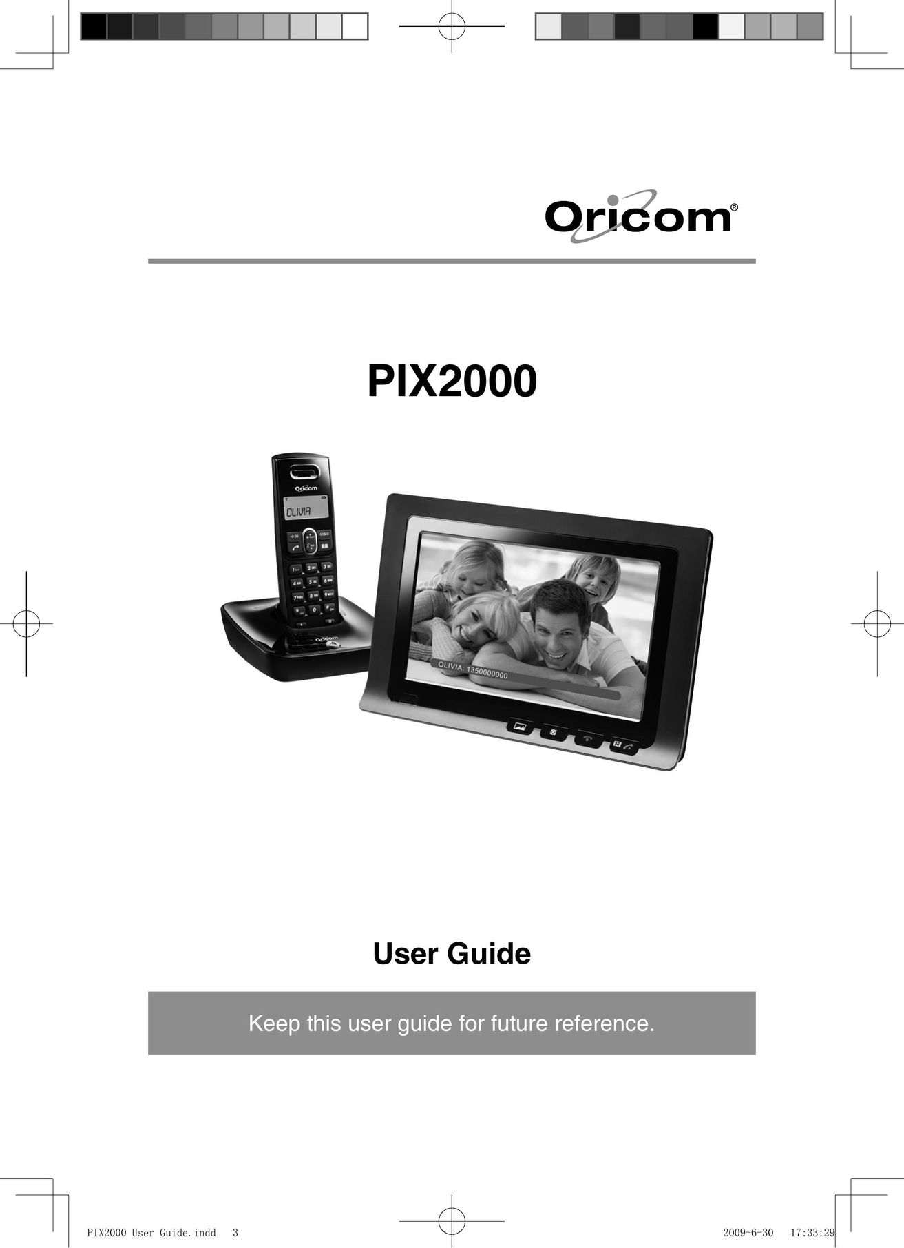 Oricom PIX2000 Cell Phone User Manual