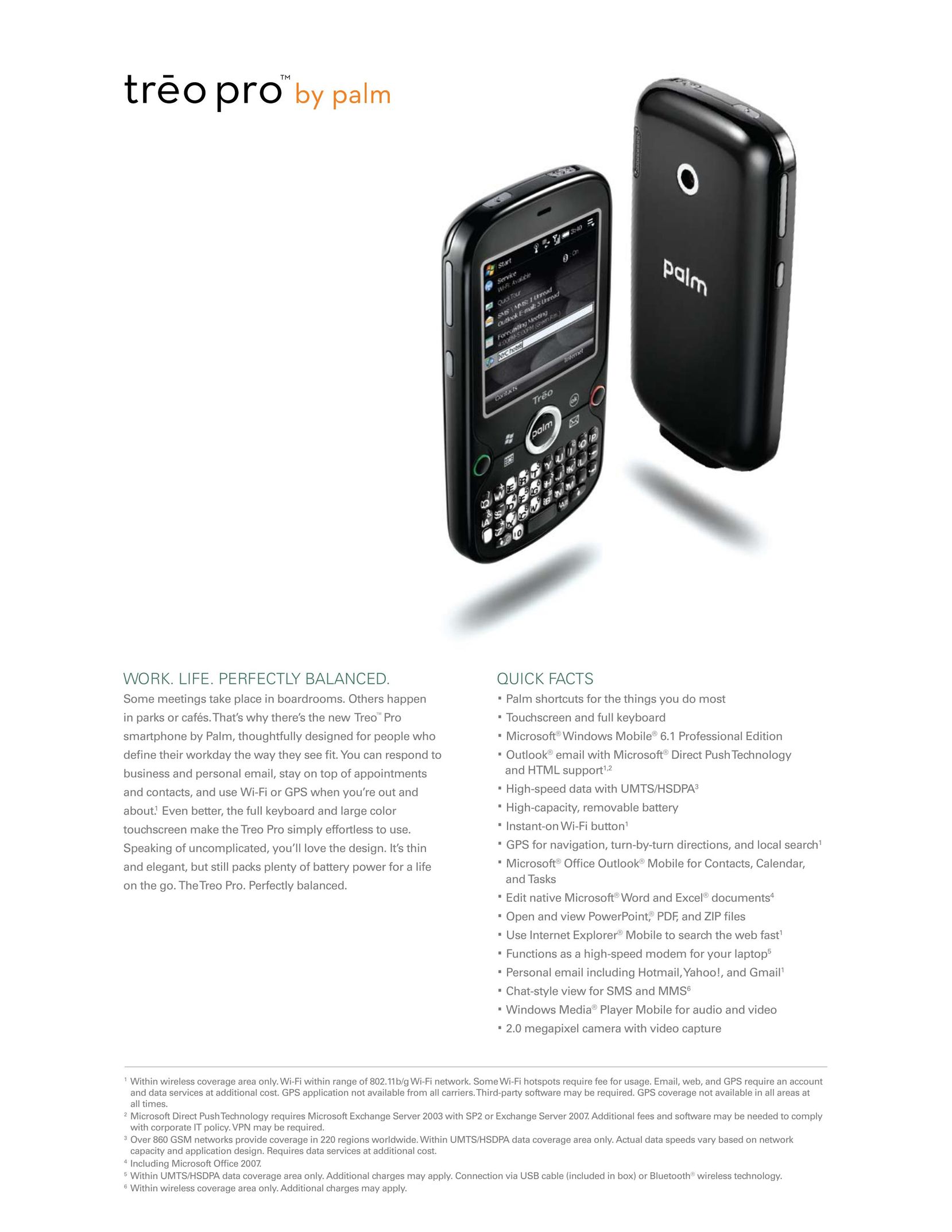 Palm GSM-1800 Cell Phone User Manual