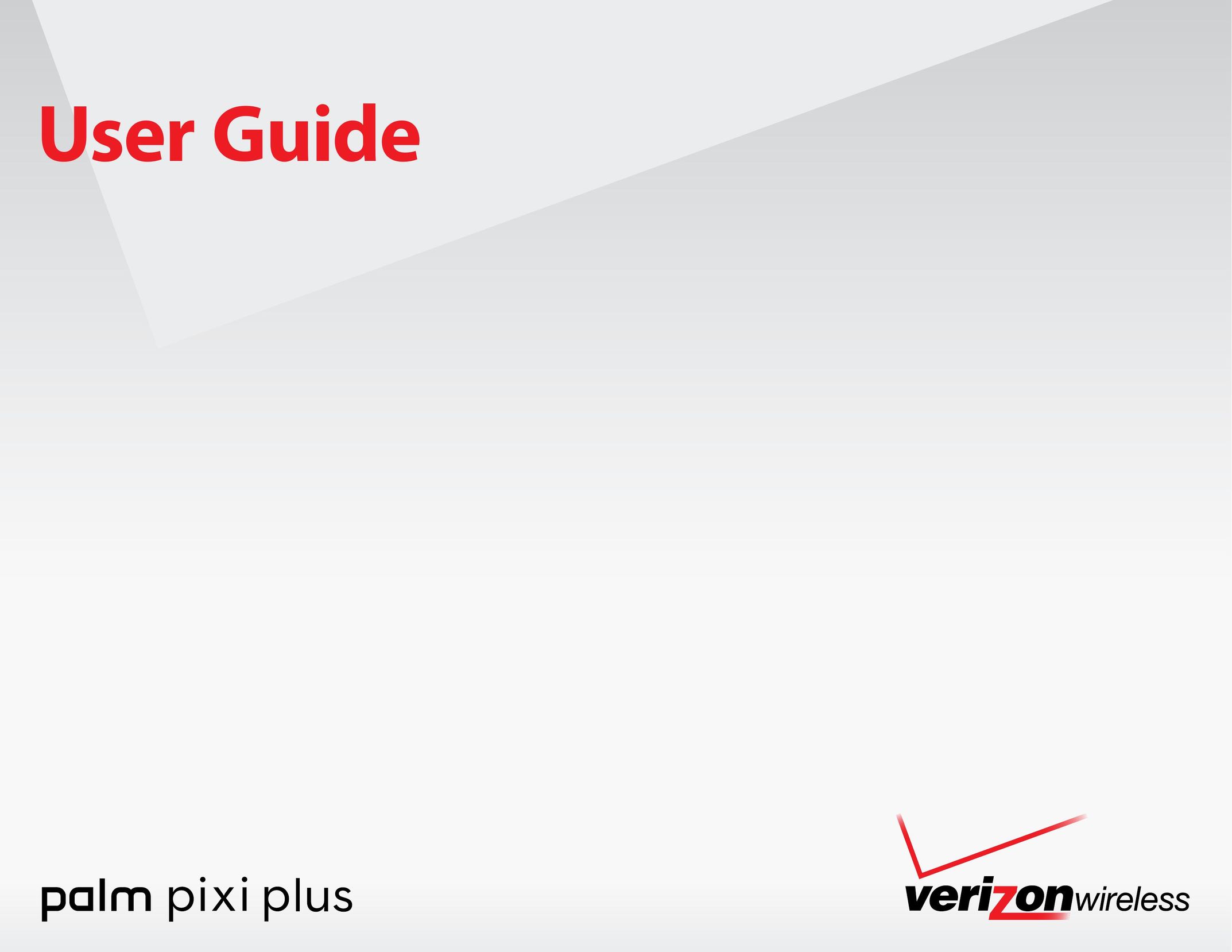Palm Pixi Plus Cell Phone User Manual
