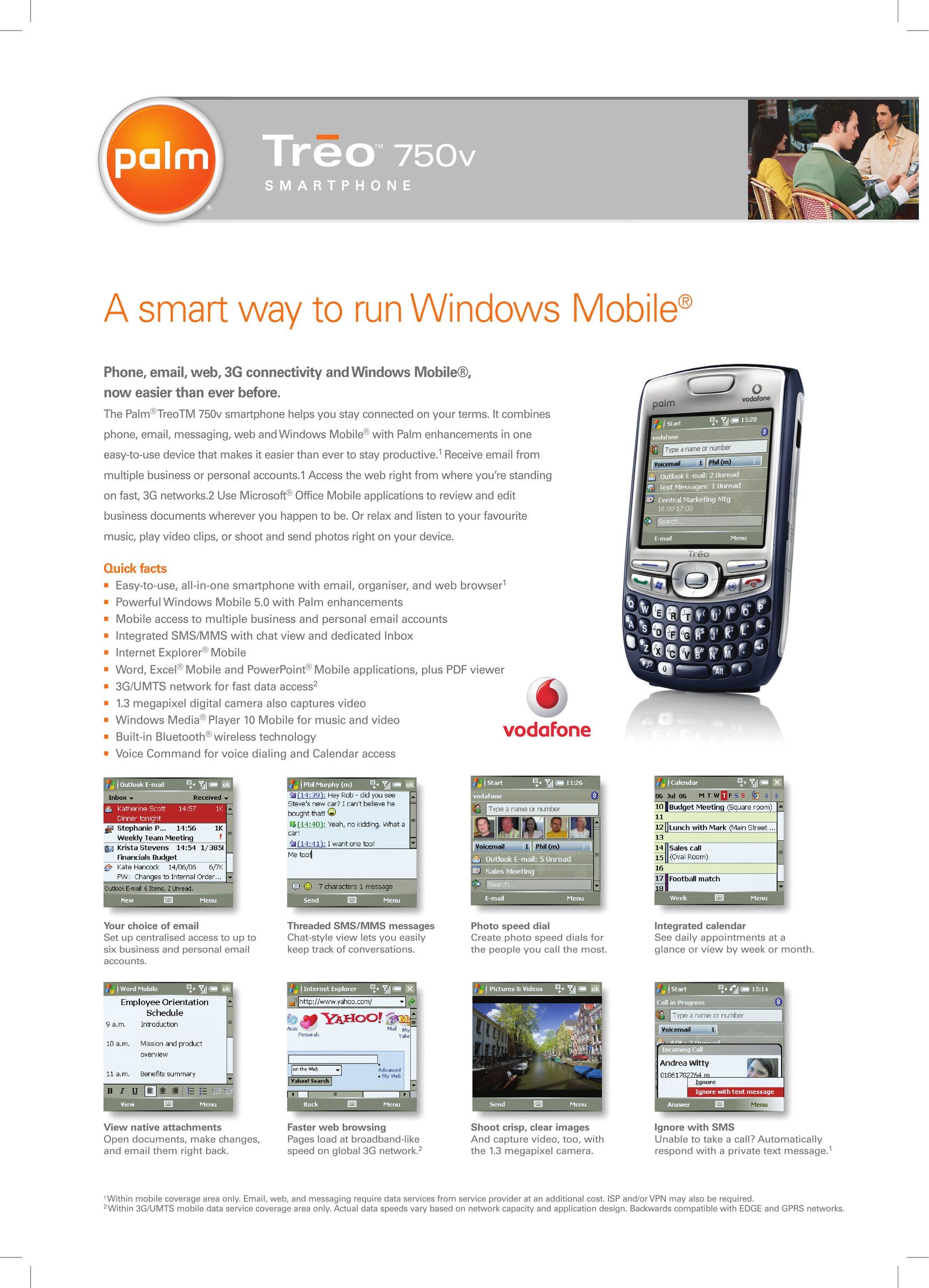 Palm Treo 750v Cell Phone User Manual