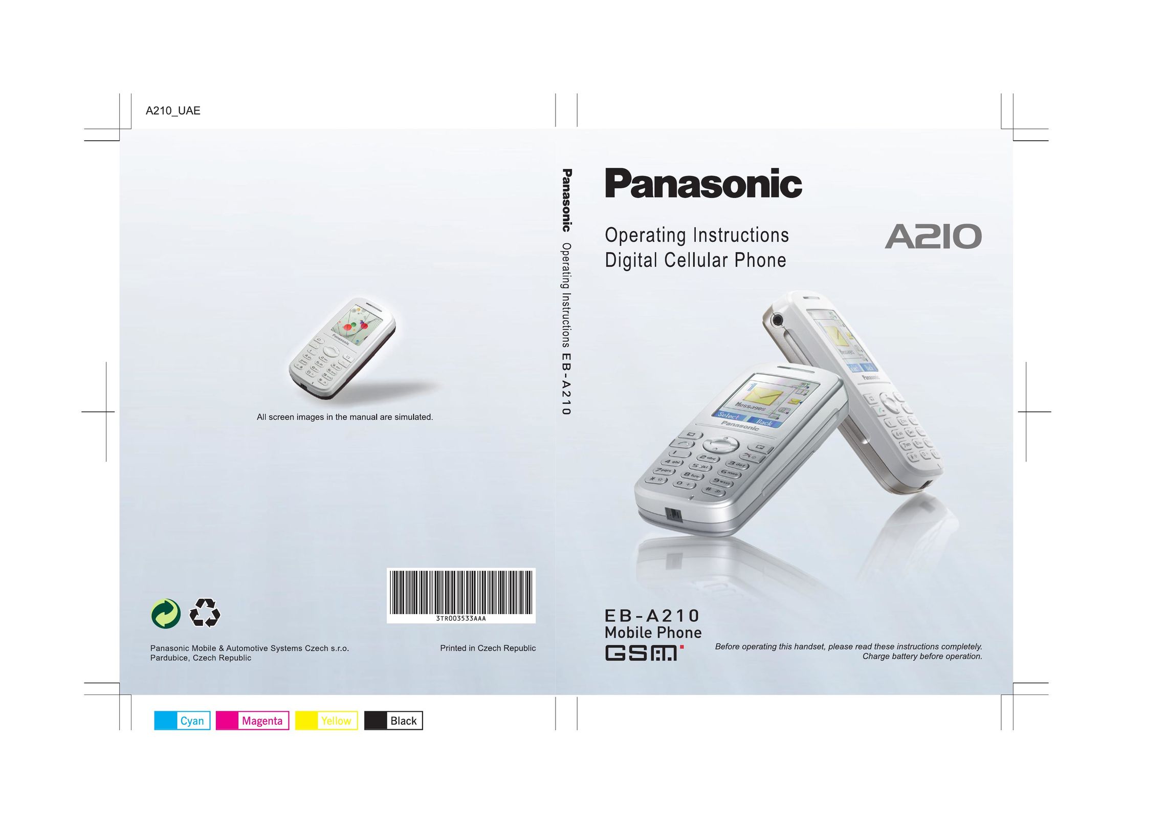 Panasonic A210 Cell Phone User Manual