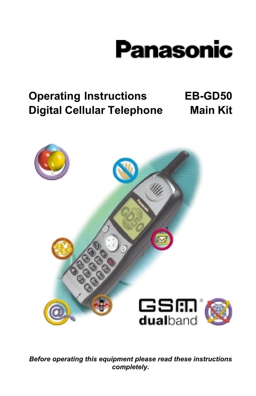 Panasonic EB-GD50 Cell Phone User Manual