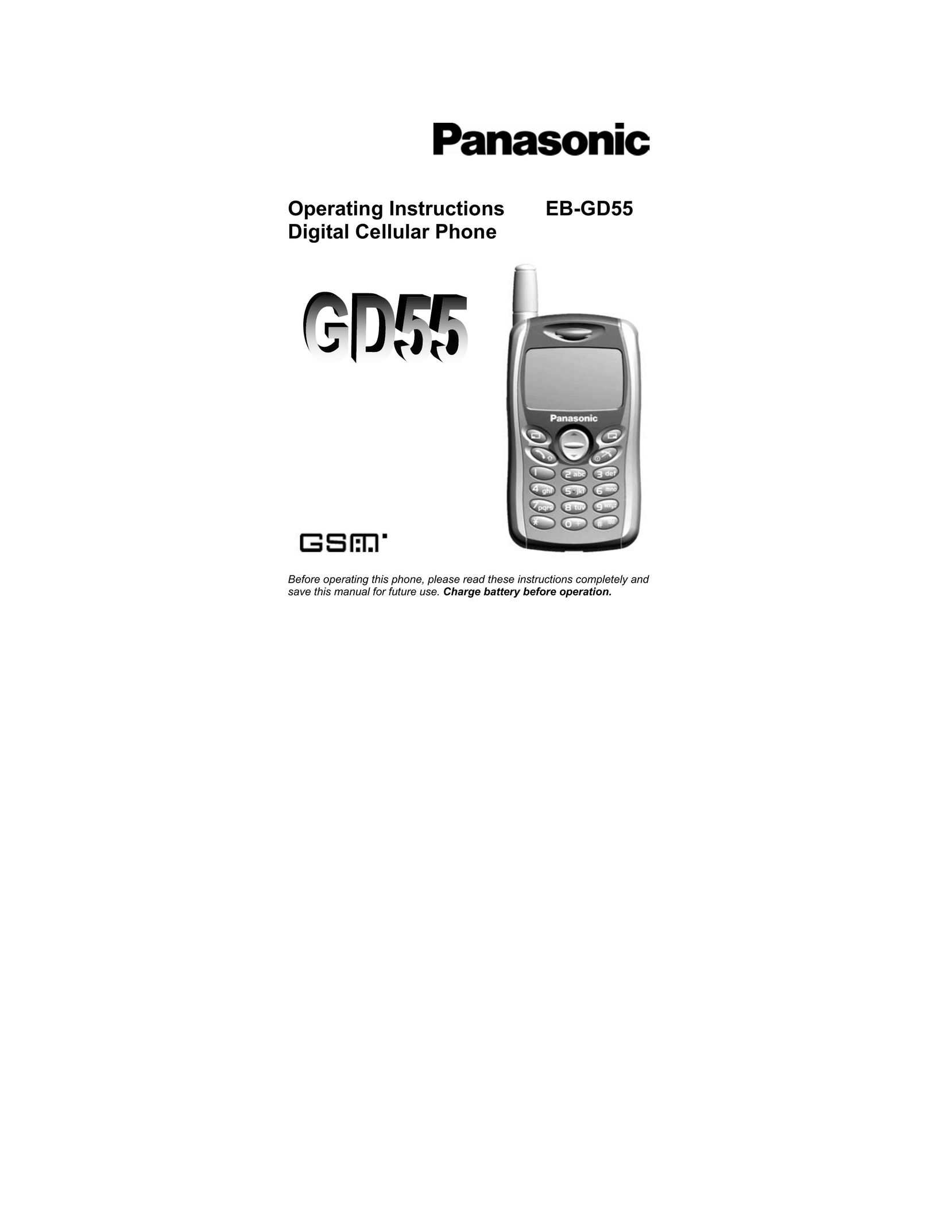 Panasonic EB-GD55 Cell Phone User Manual