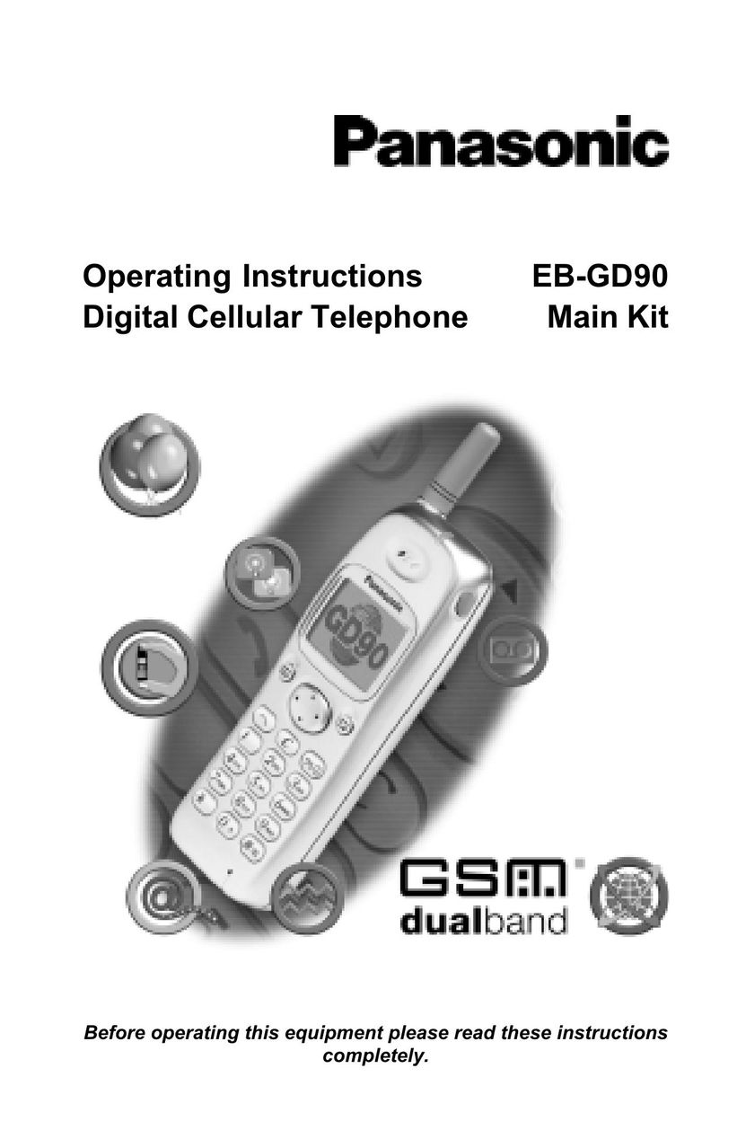 Panasonic EB-GD90 Cell Phone User Manual
