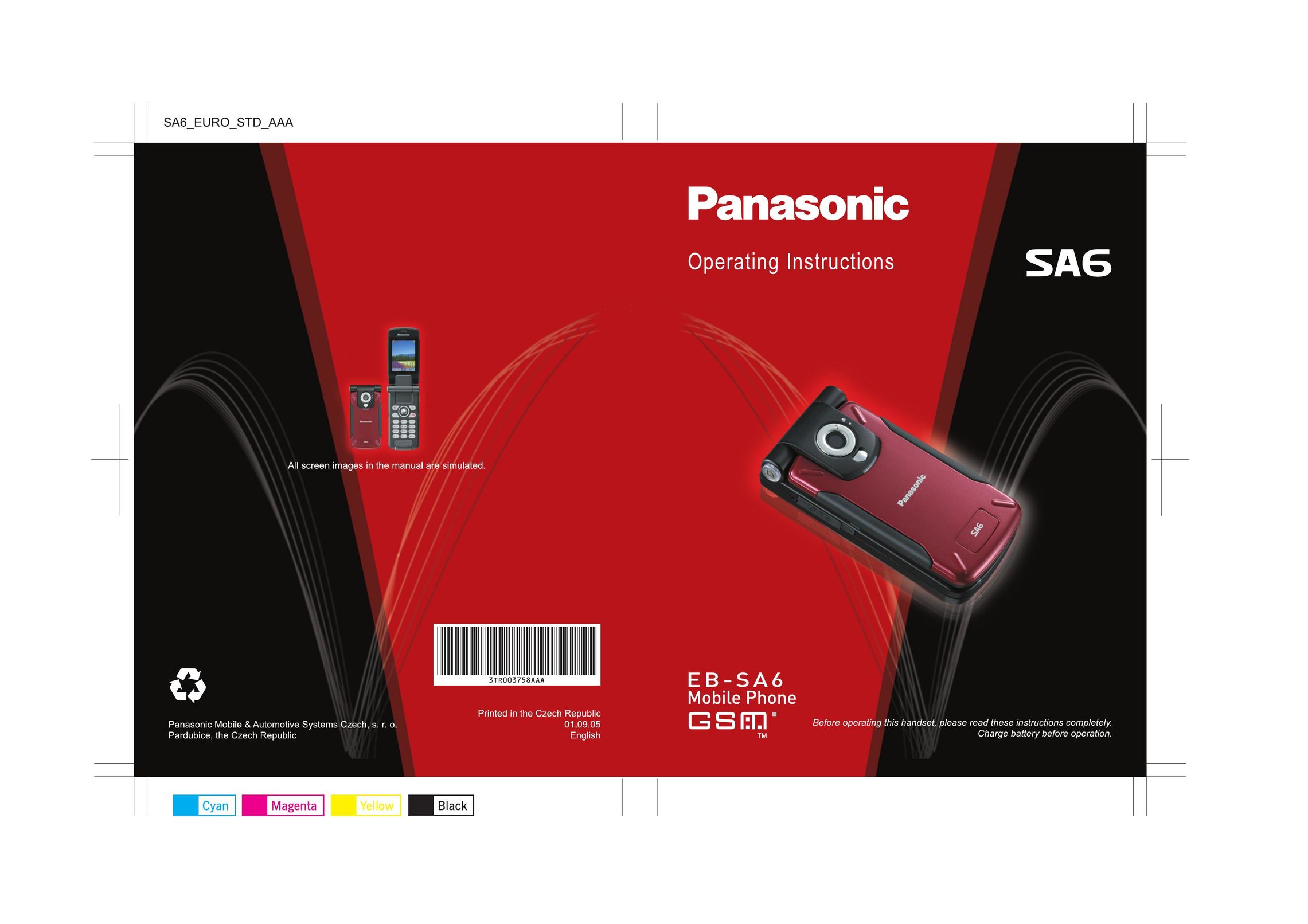 Panasonic EB-SA6 Cell Phone User Manual