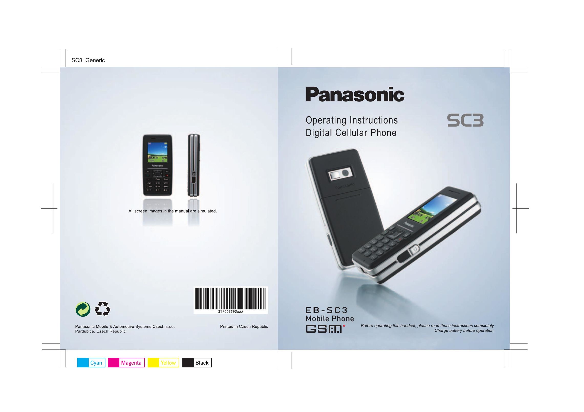Panasonic EB-SC3 Cell Phone User Manual