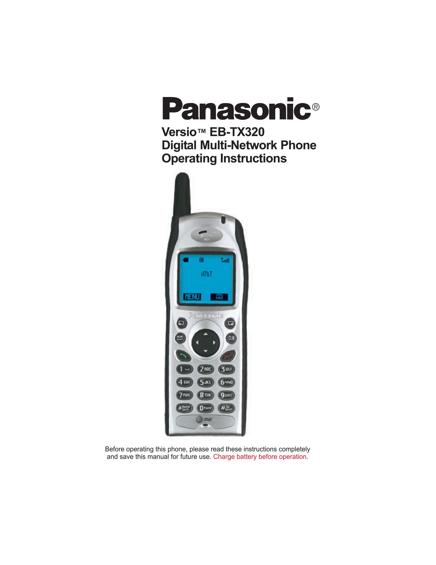 Panasonic EB-TX320 Cell Phone User Manual