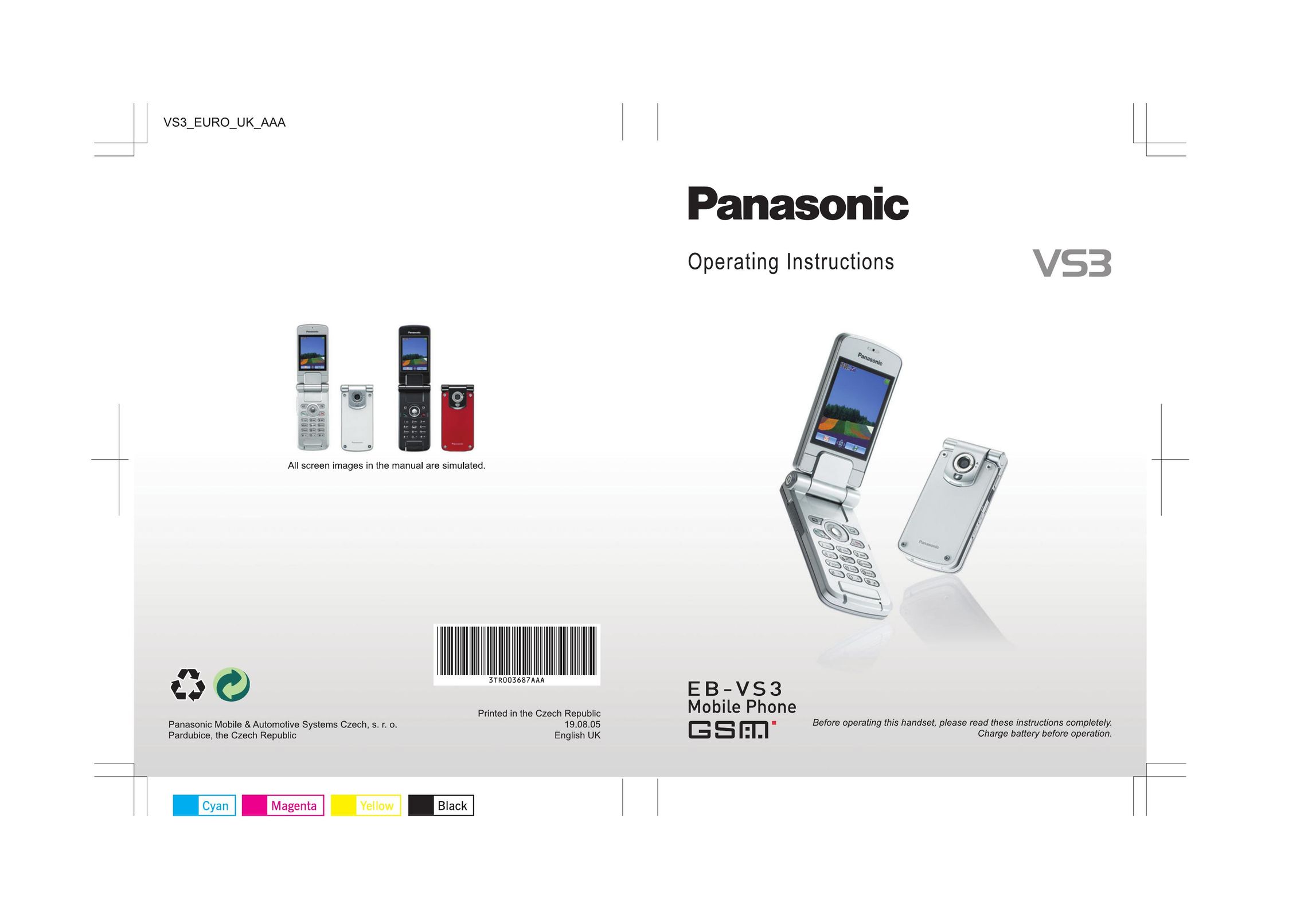 Panasonic EB-VS3 Cell Phone User Manual